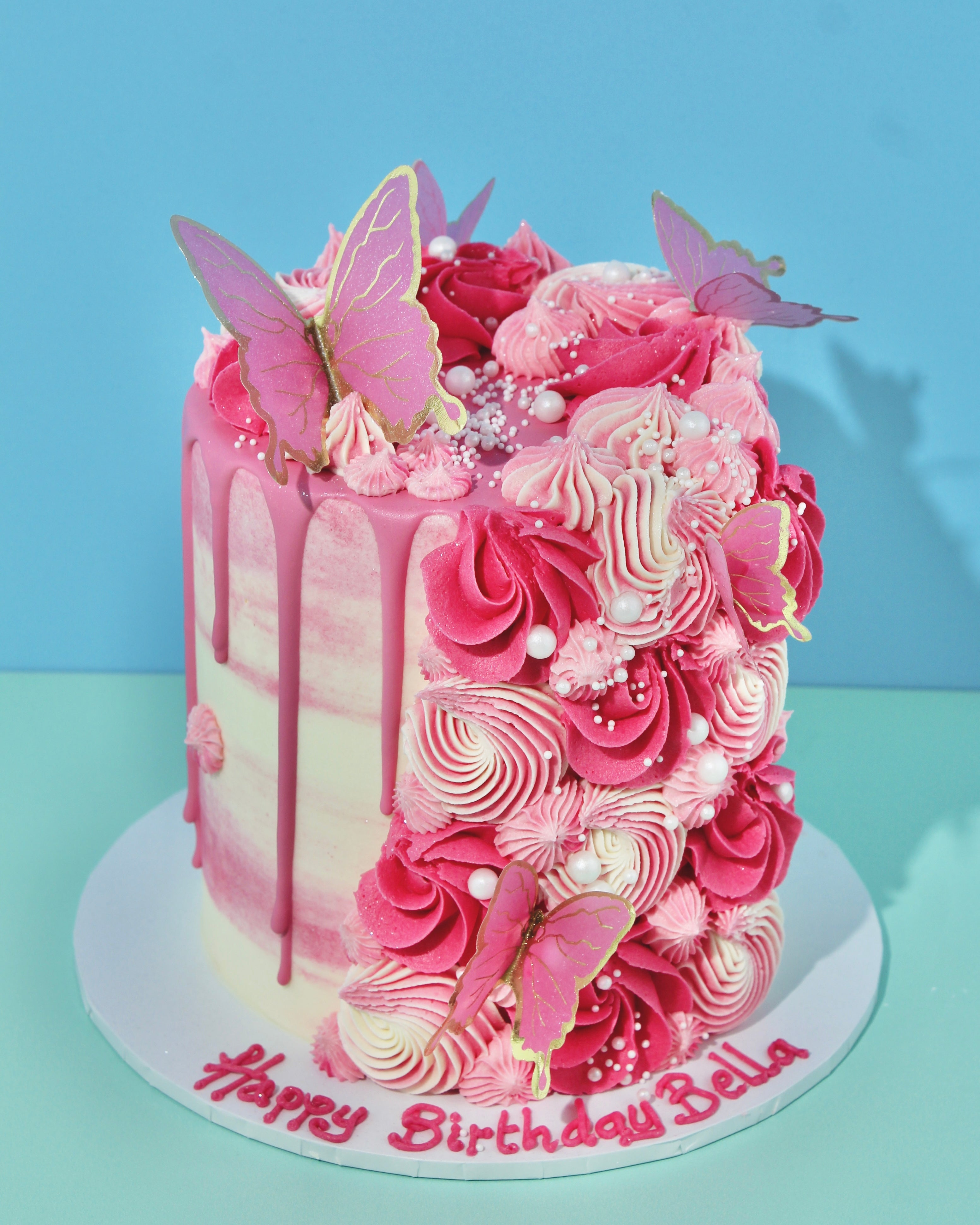 Eggless Butterfly Cake