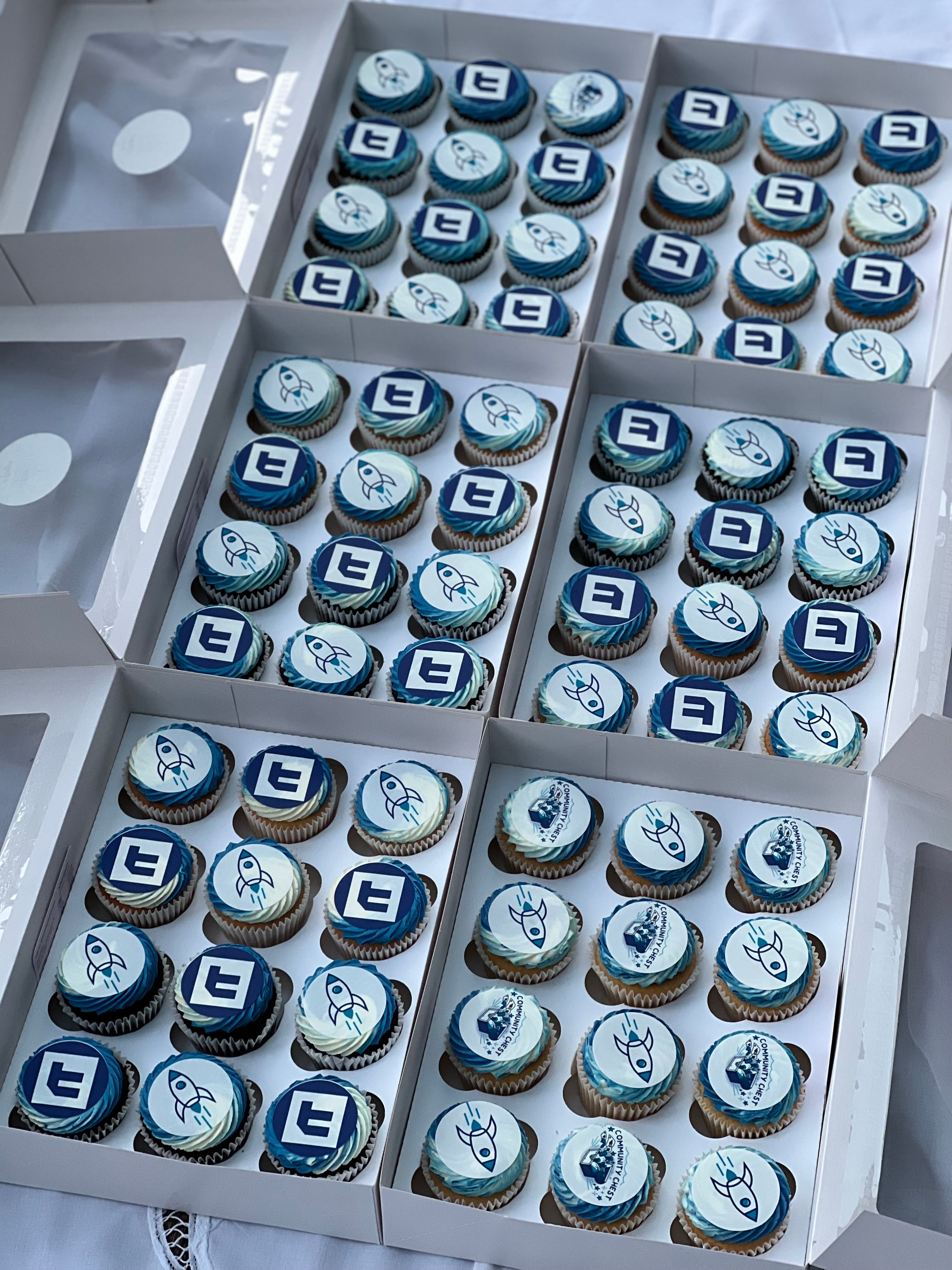 Dairy Free Logo Cupcakes