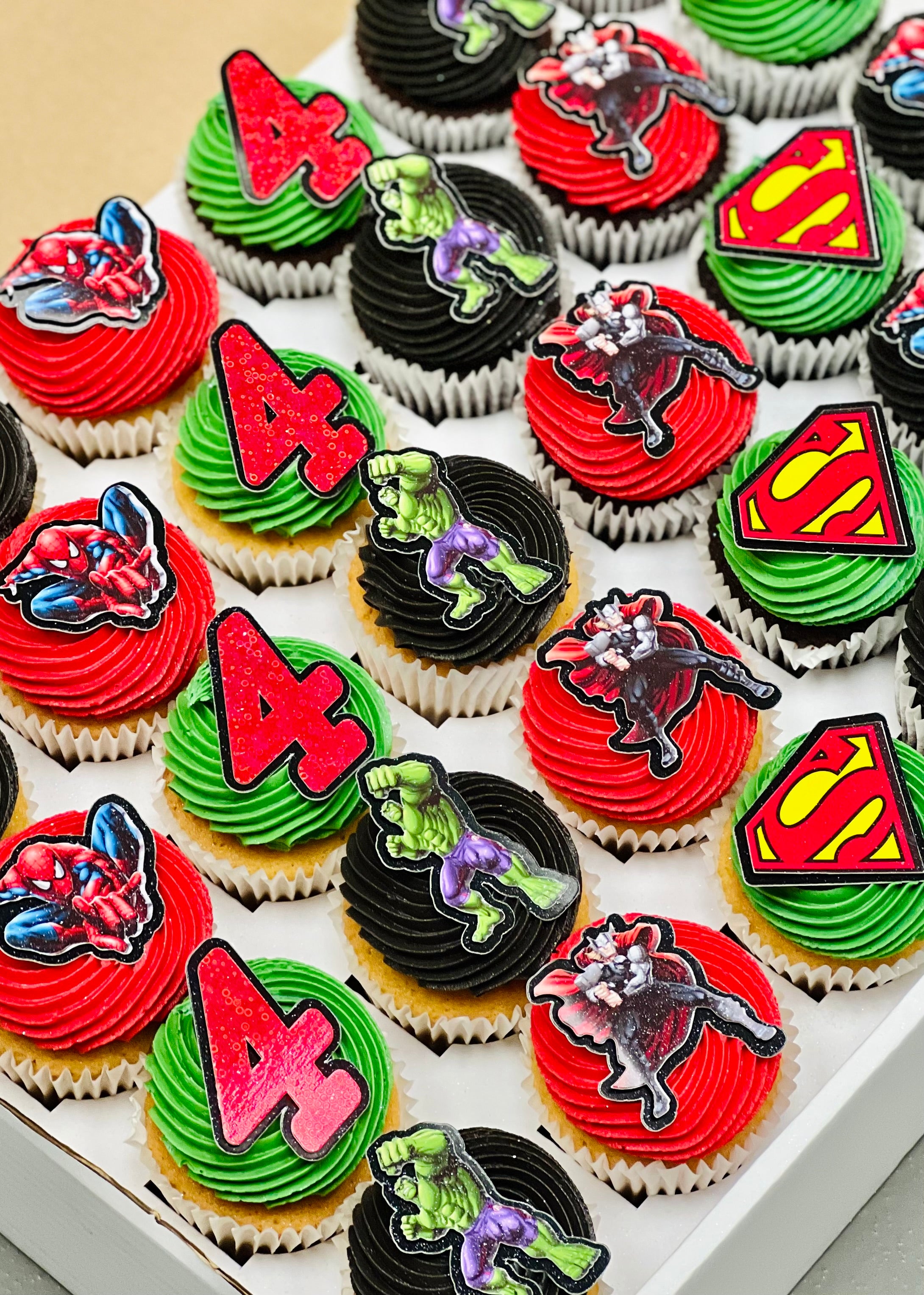 Dairy Free Themed Cupcakes