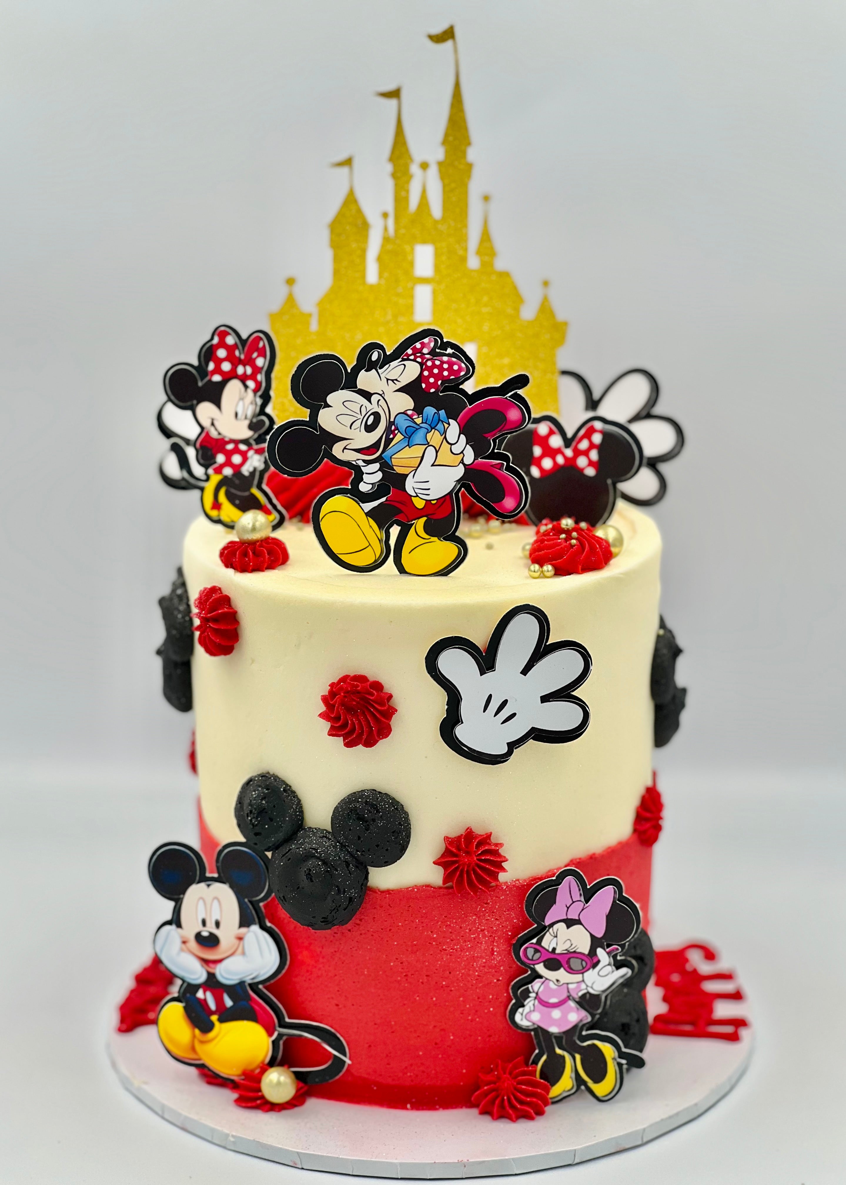 Mickey & Minnie Cake