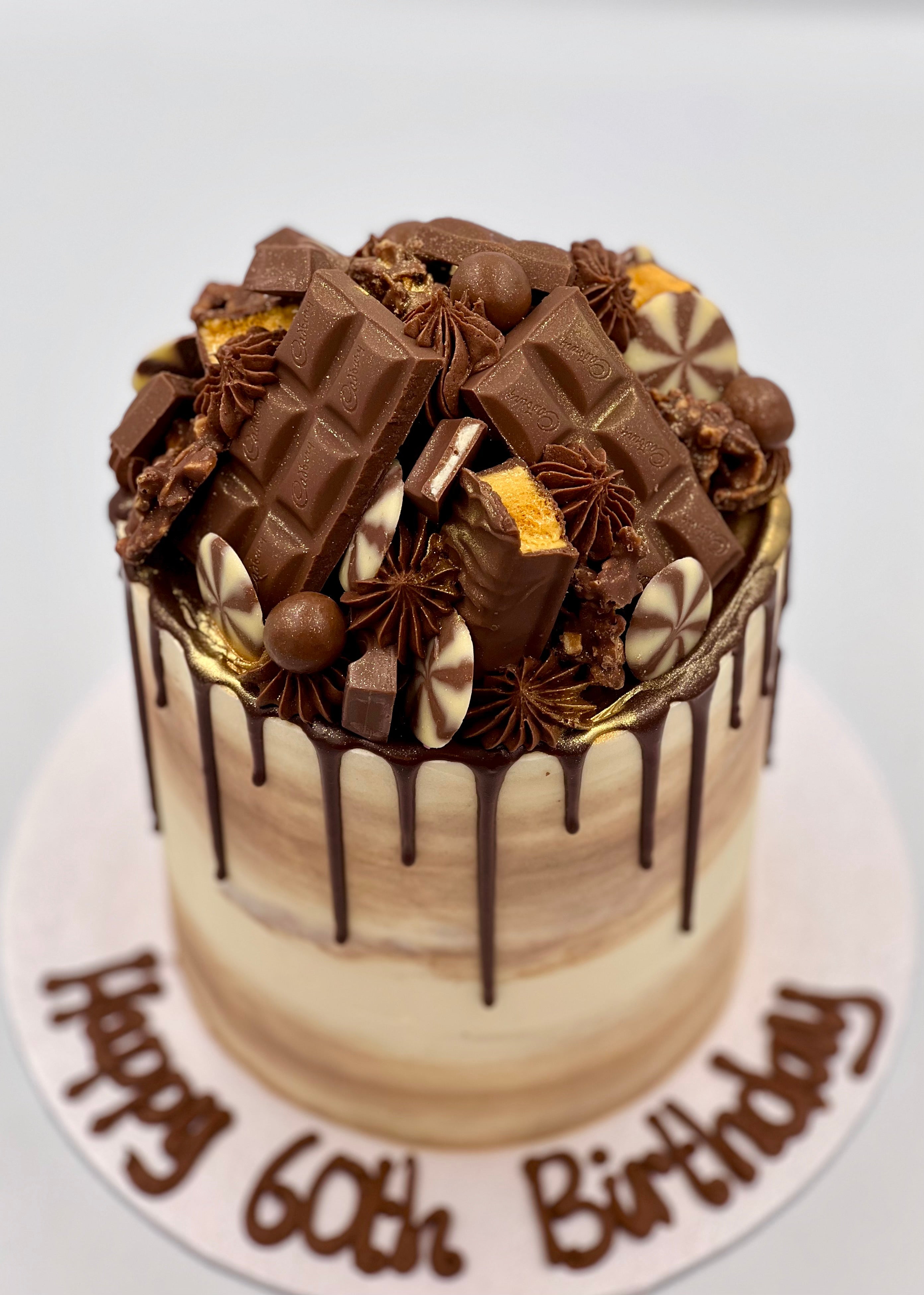 A Pile Of Chocolate Cake
