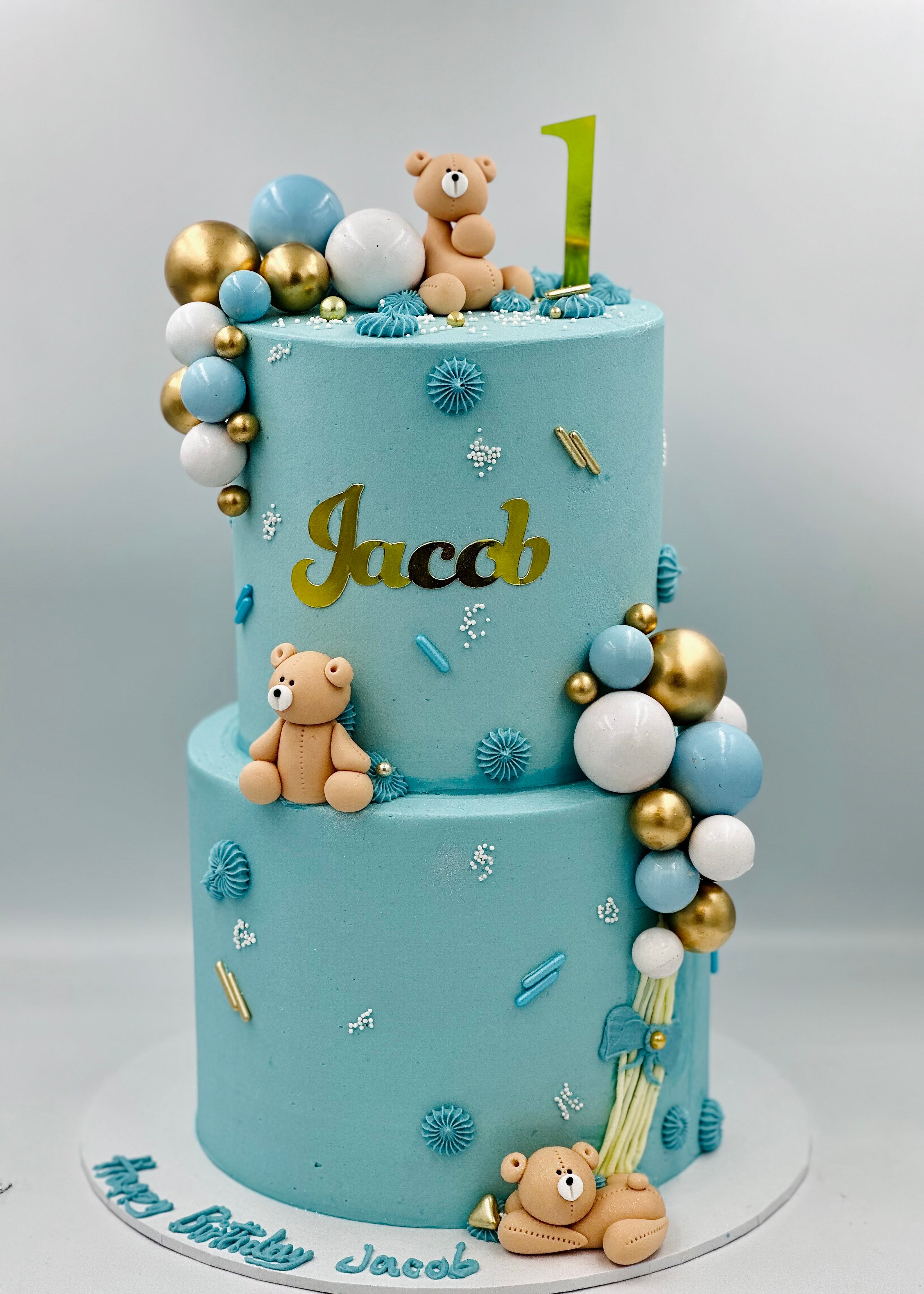 Order Teddy Bear Cream Cake 1 Kg Online at Best Price, Free Delivery|IGP  Cakes