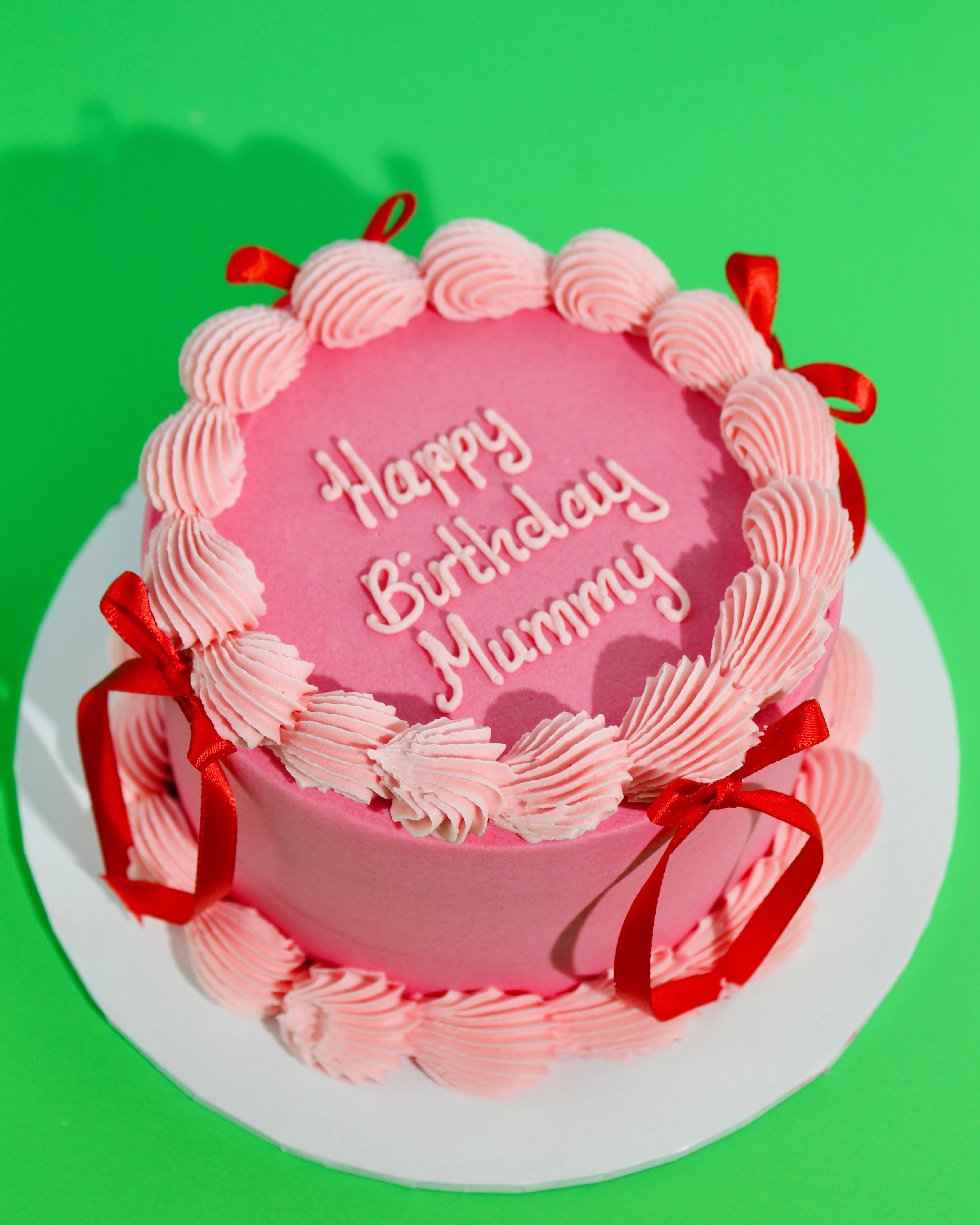 Mini Message Bow Cake