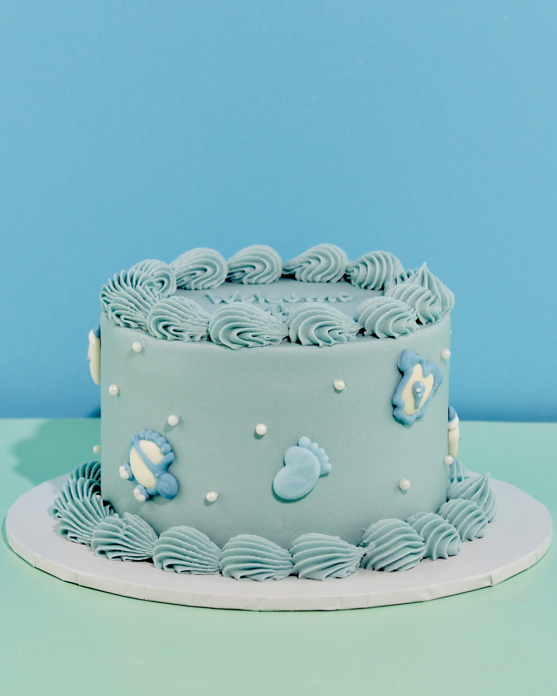 Baby Mini Message Cake