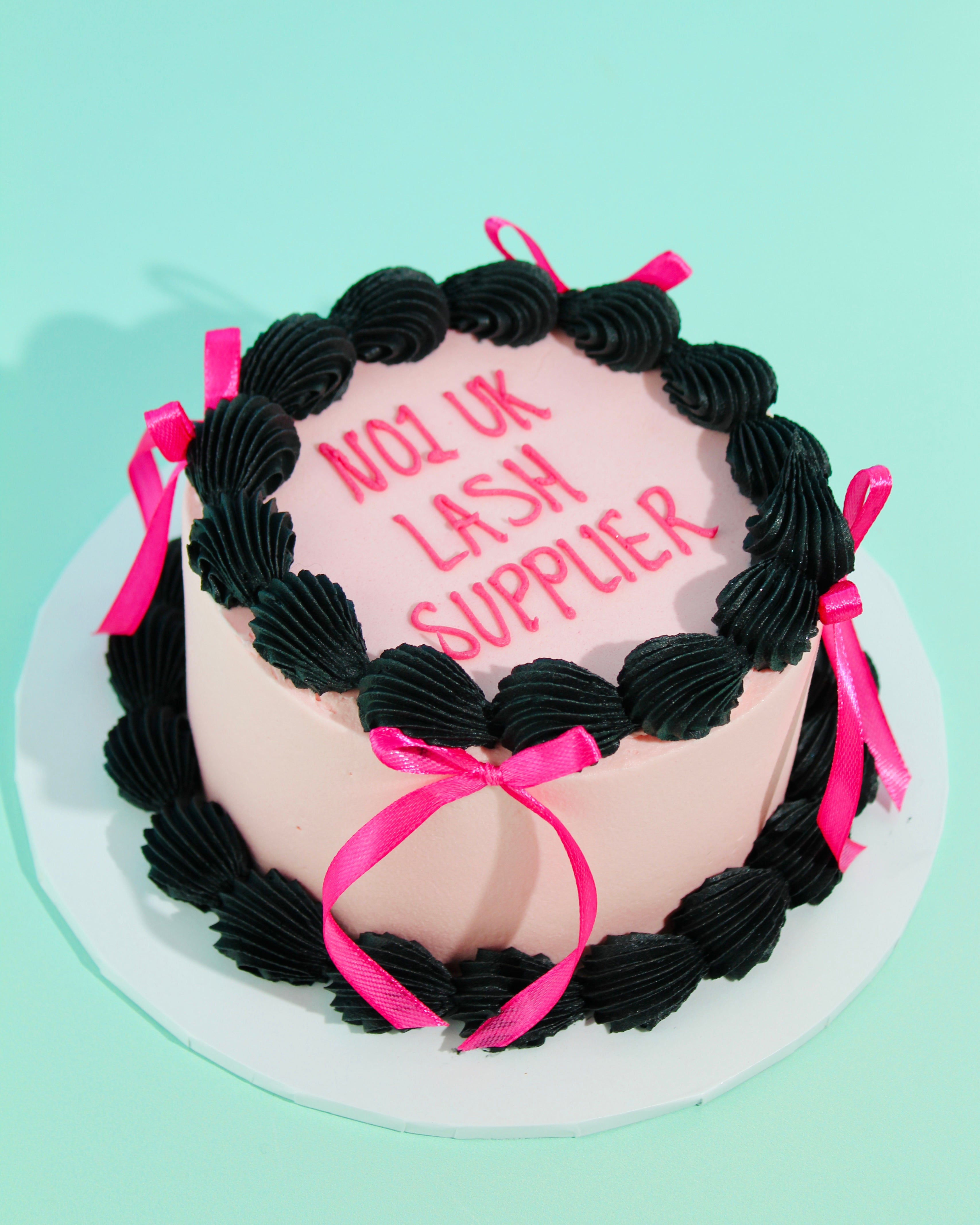 Mini Message Bow Cake