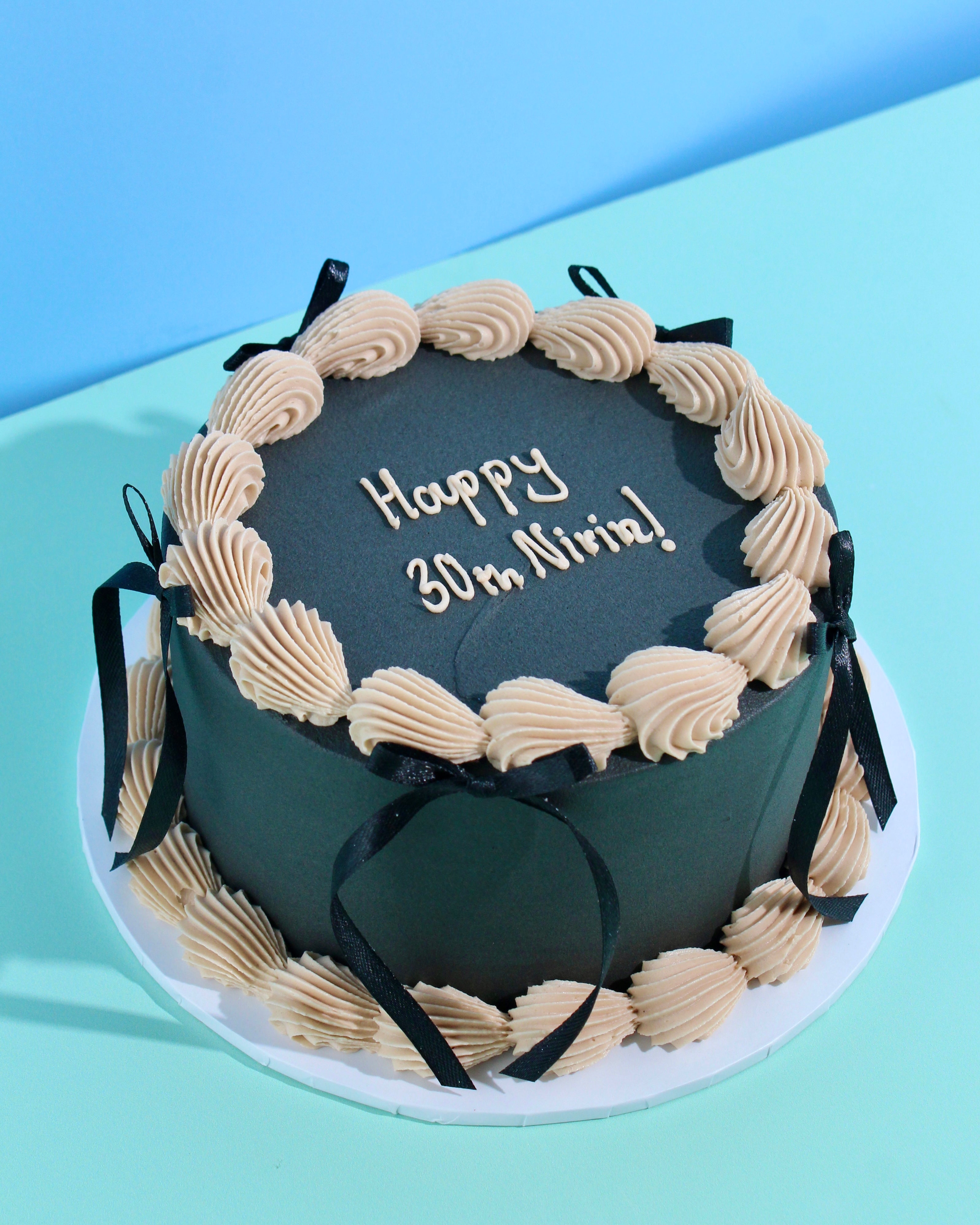 Mini Message Bow Cake