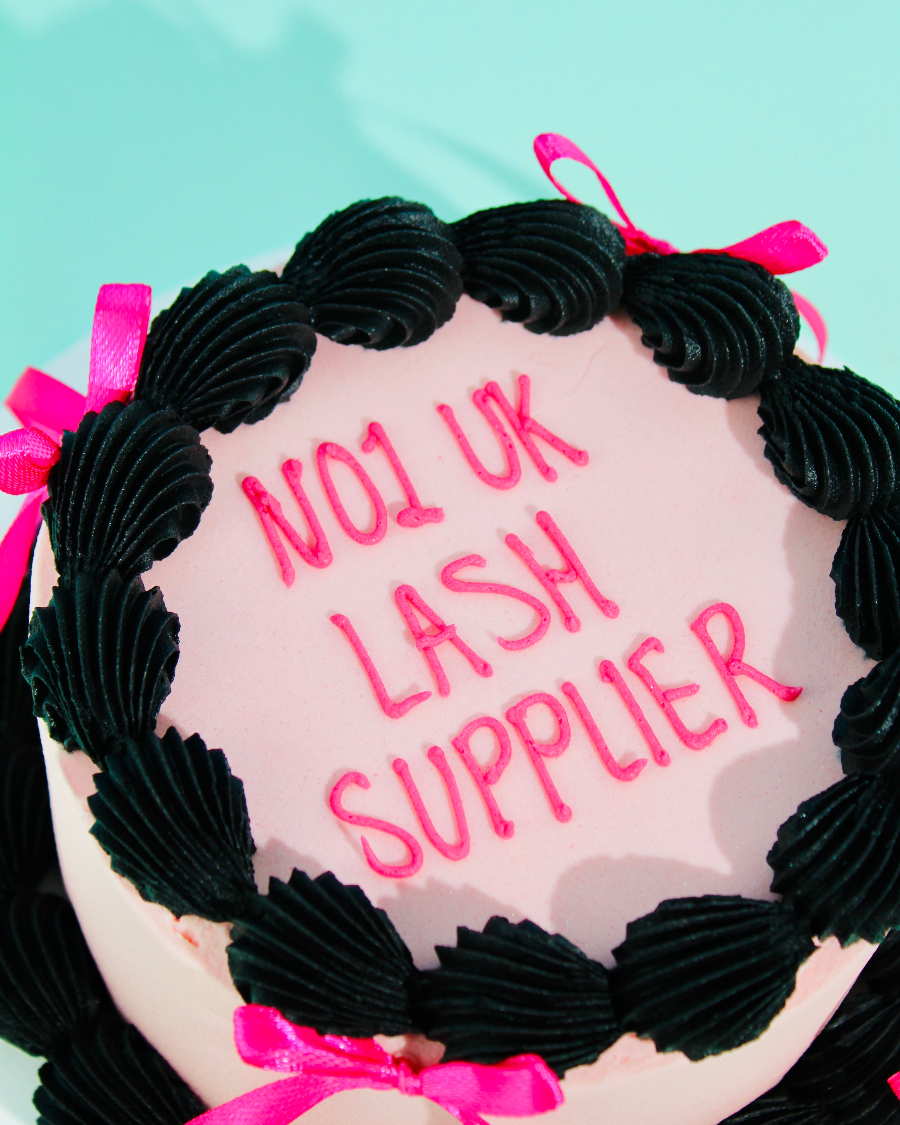 Mini Message Bow Cake