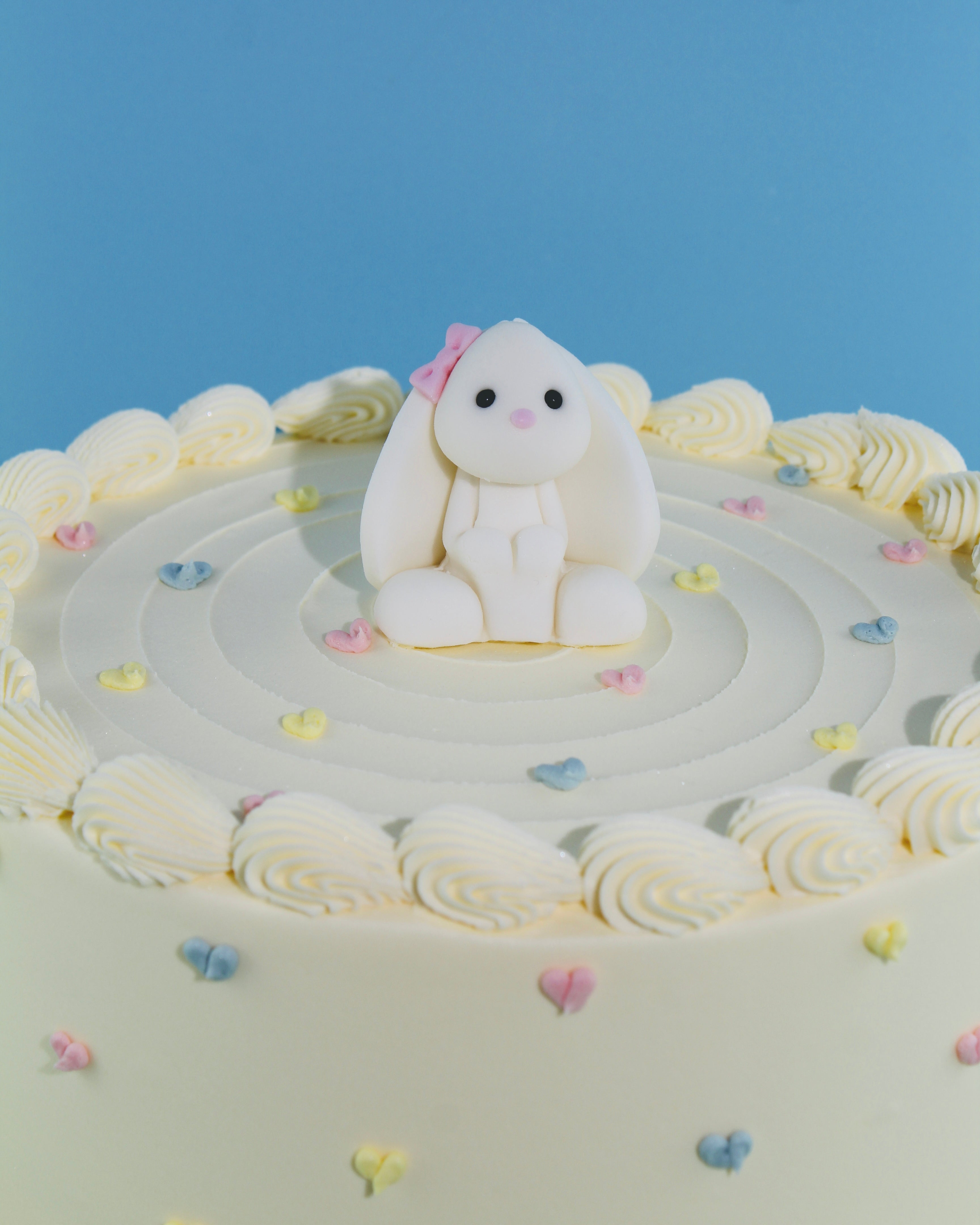 Bunny Cake Of Hearts