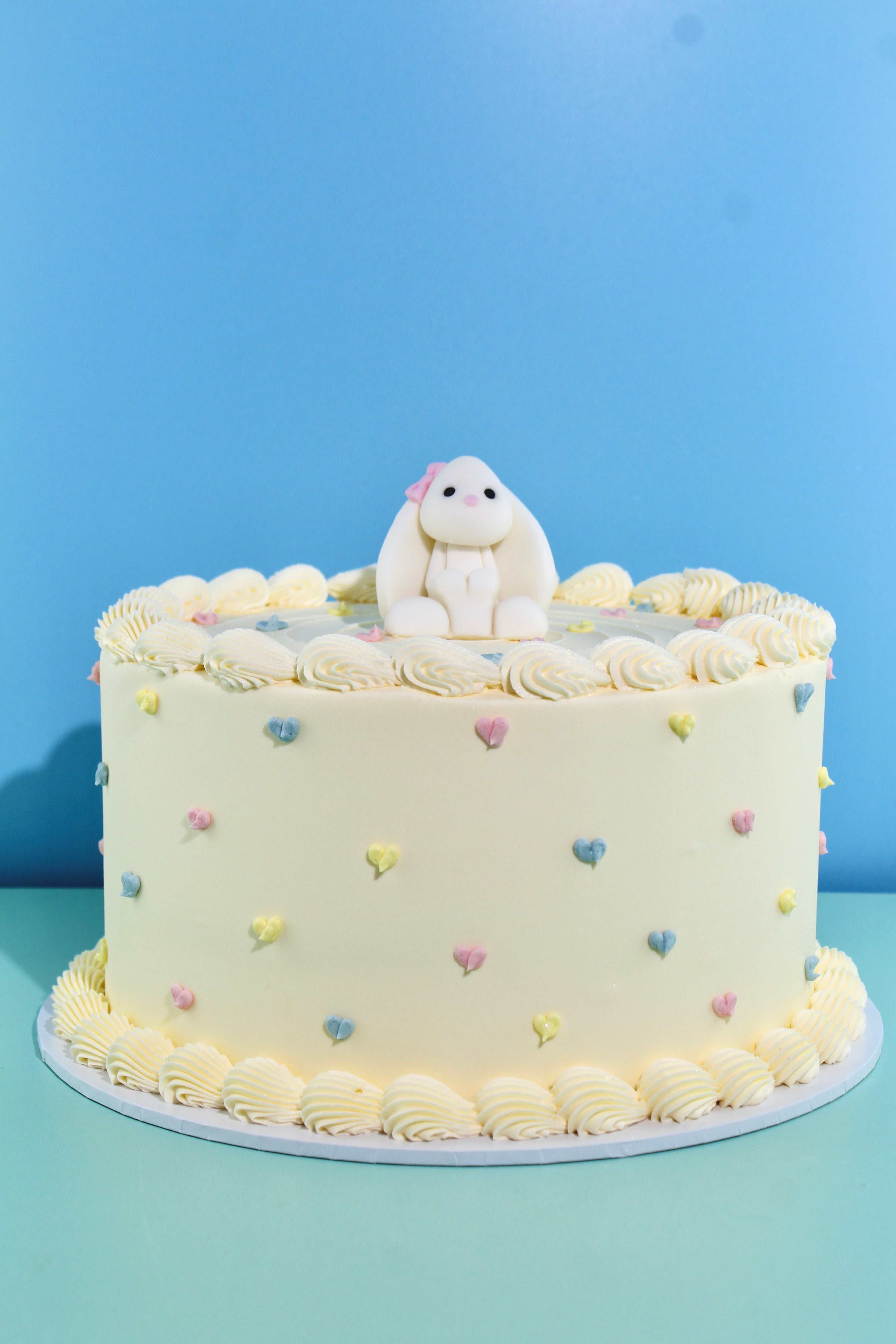 Bunny Cake Of Hearts