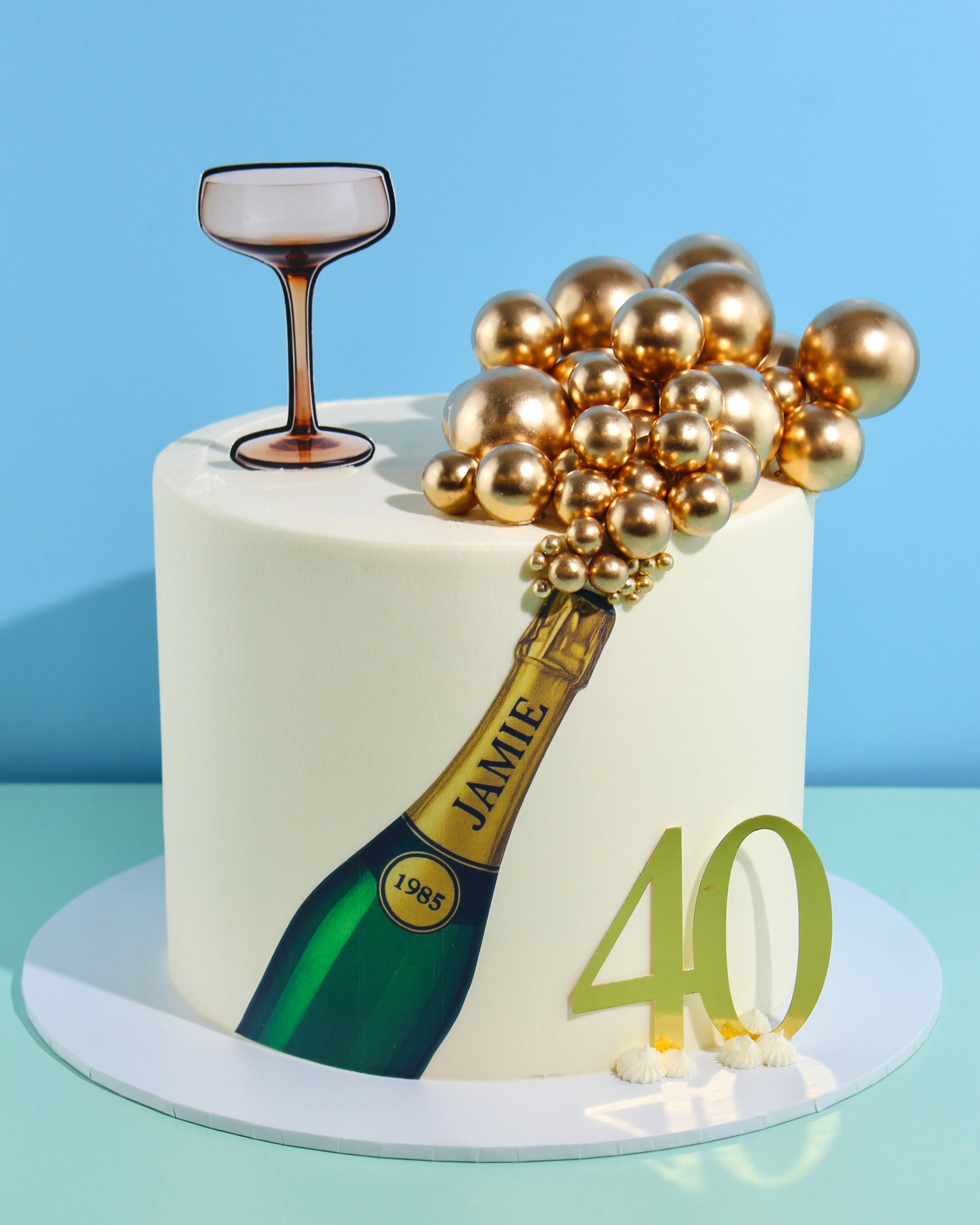 Champagne Celebration Cake