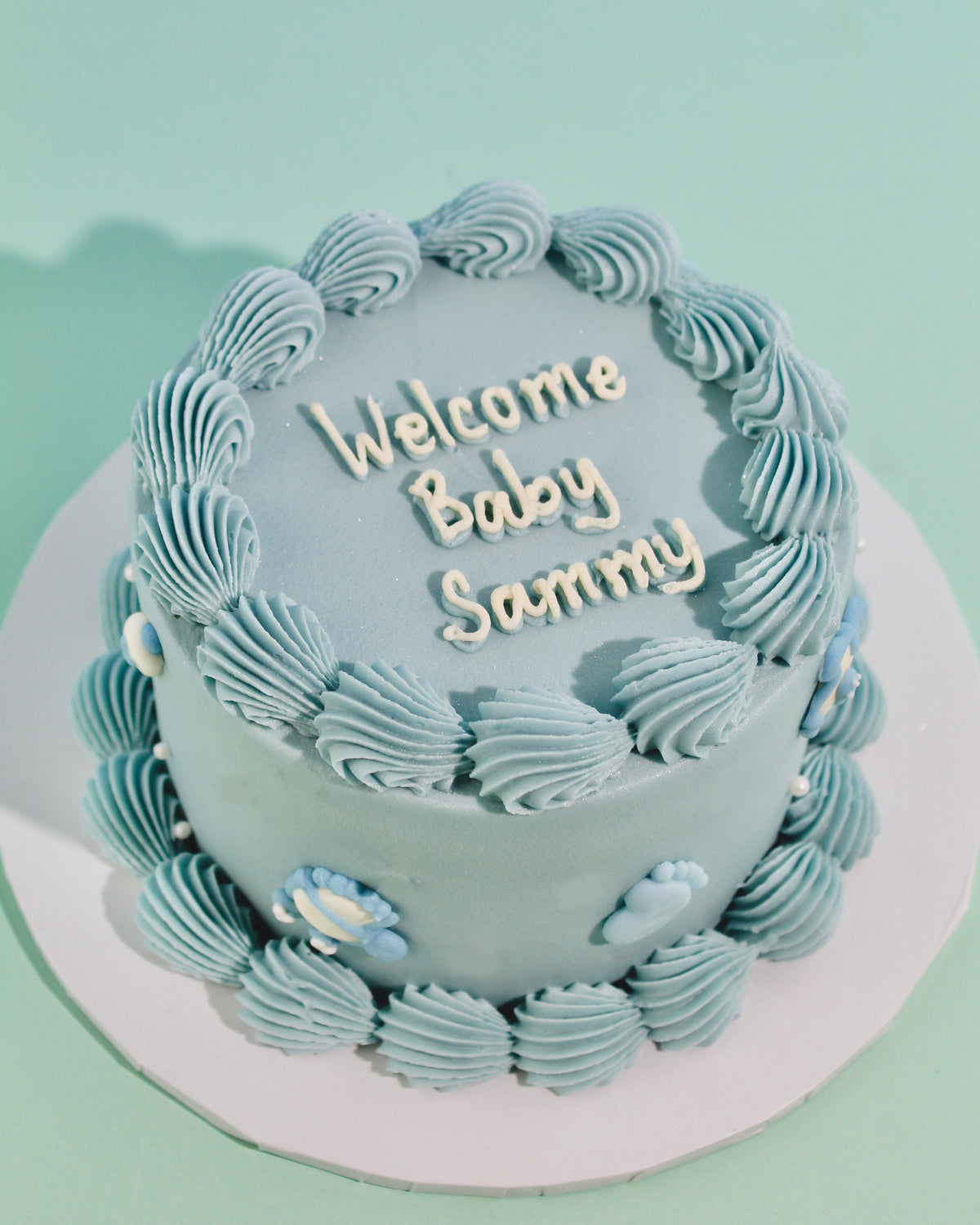 Dairy Free Baby Mini Message Cake | Order Yours Now | Amy's Bakehouse ...