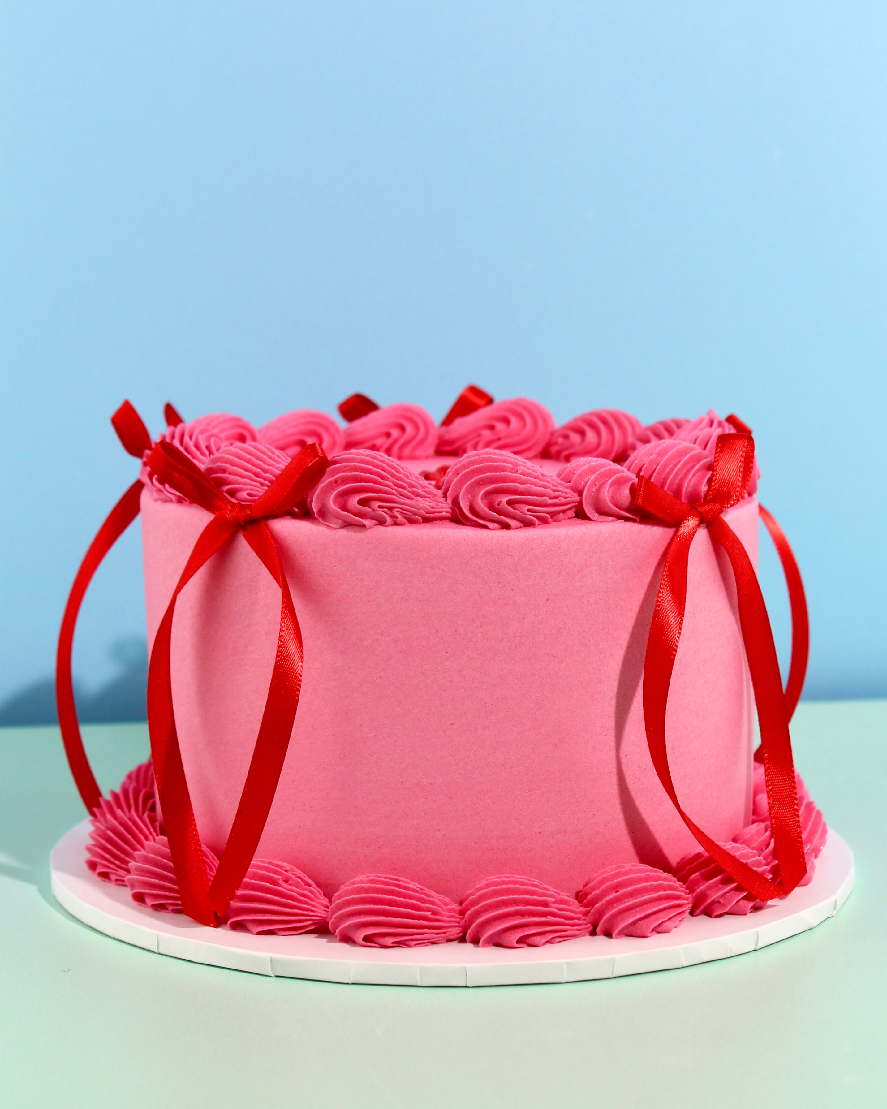 Mini Message Bow Cake