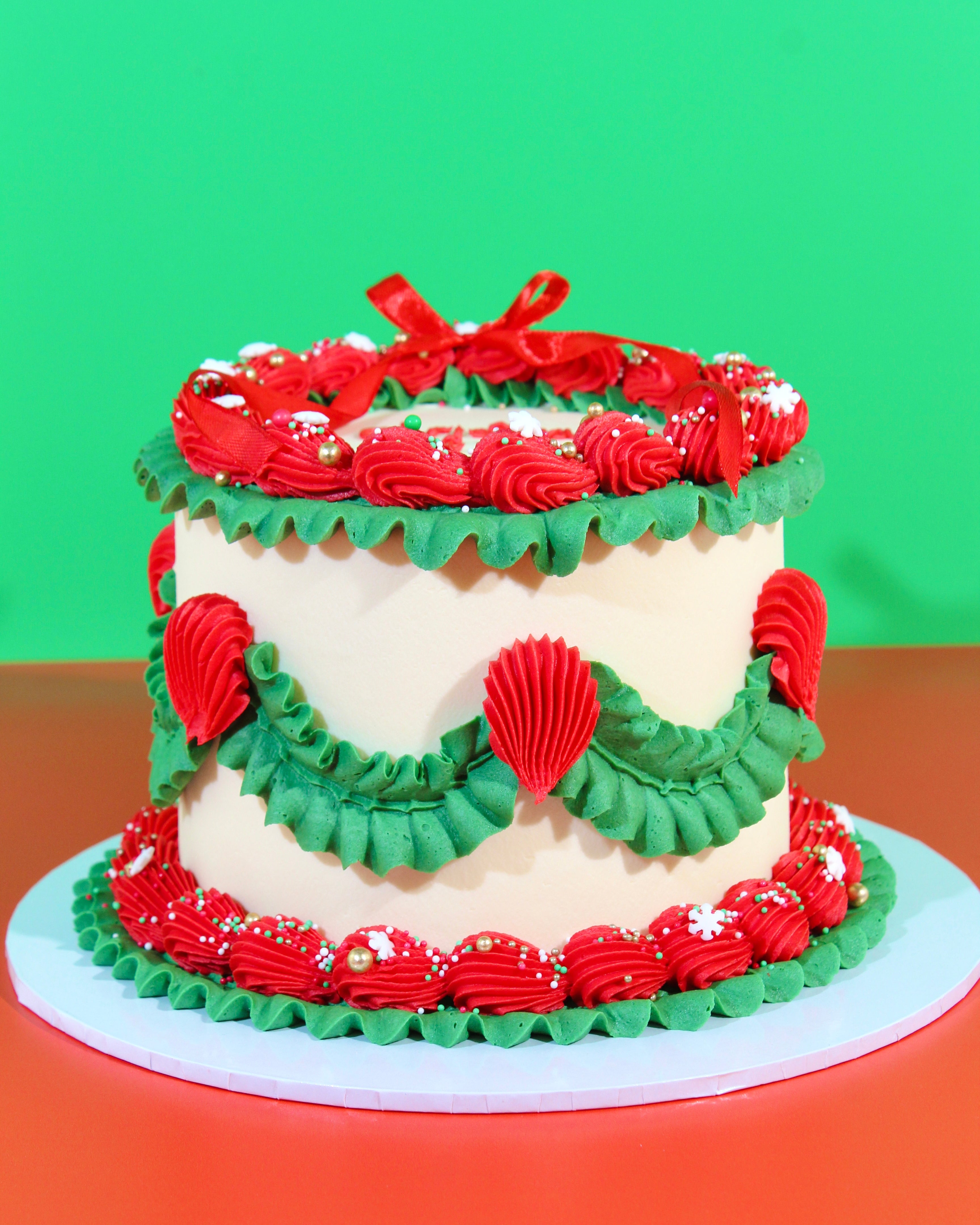 Christmas Vintage Cake