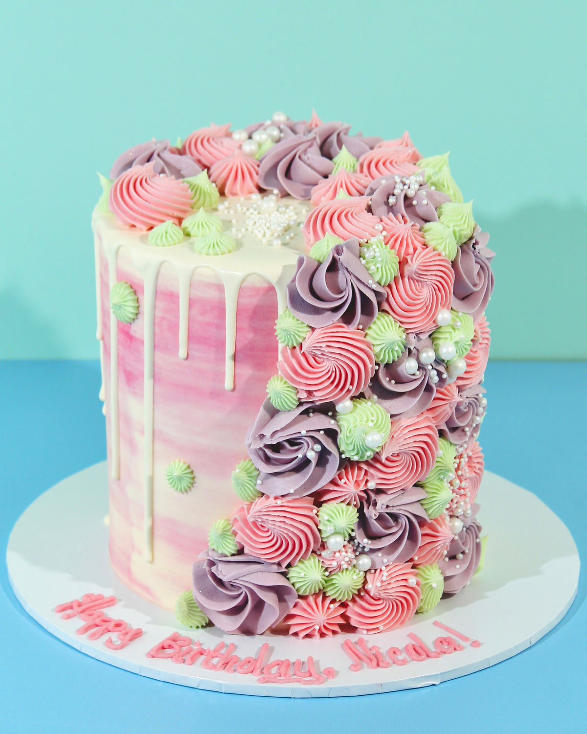 Eggless Pastel Cascade Cake | Order Yours Now | Amy's Bakehouse | Amys ...