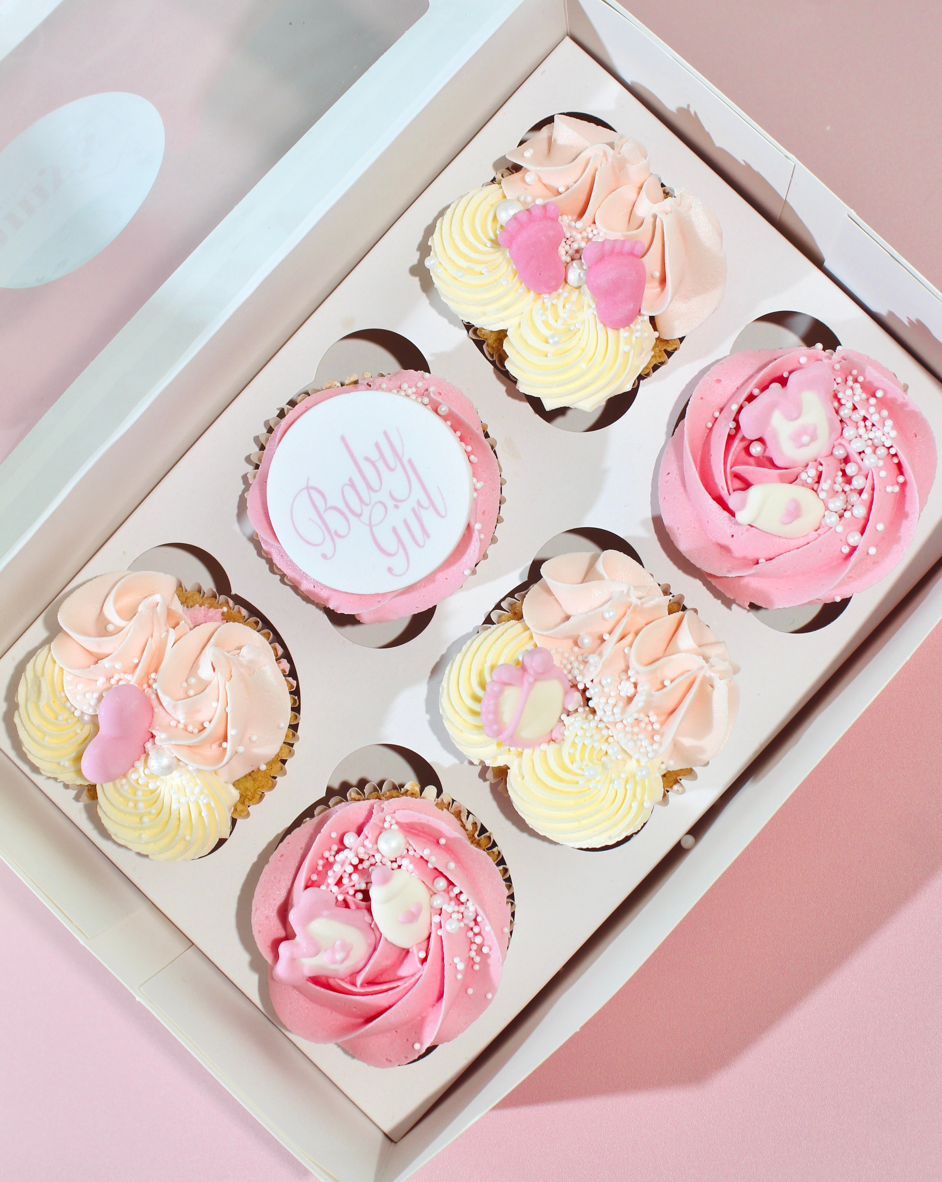 Baby Girl Cupcakes