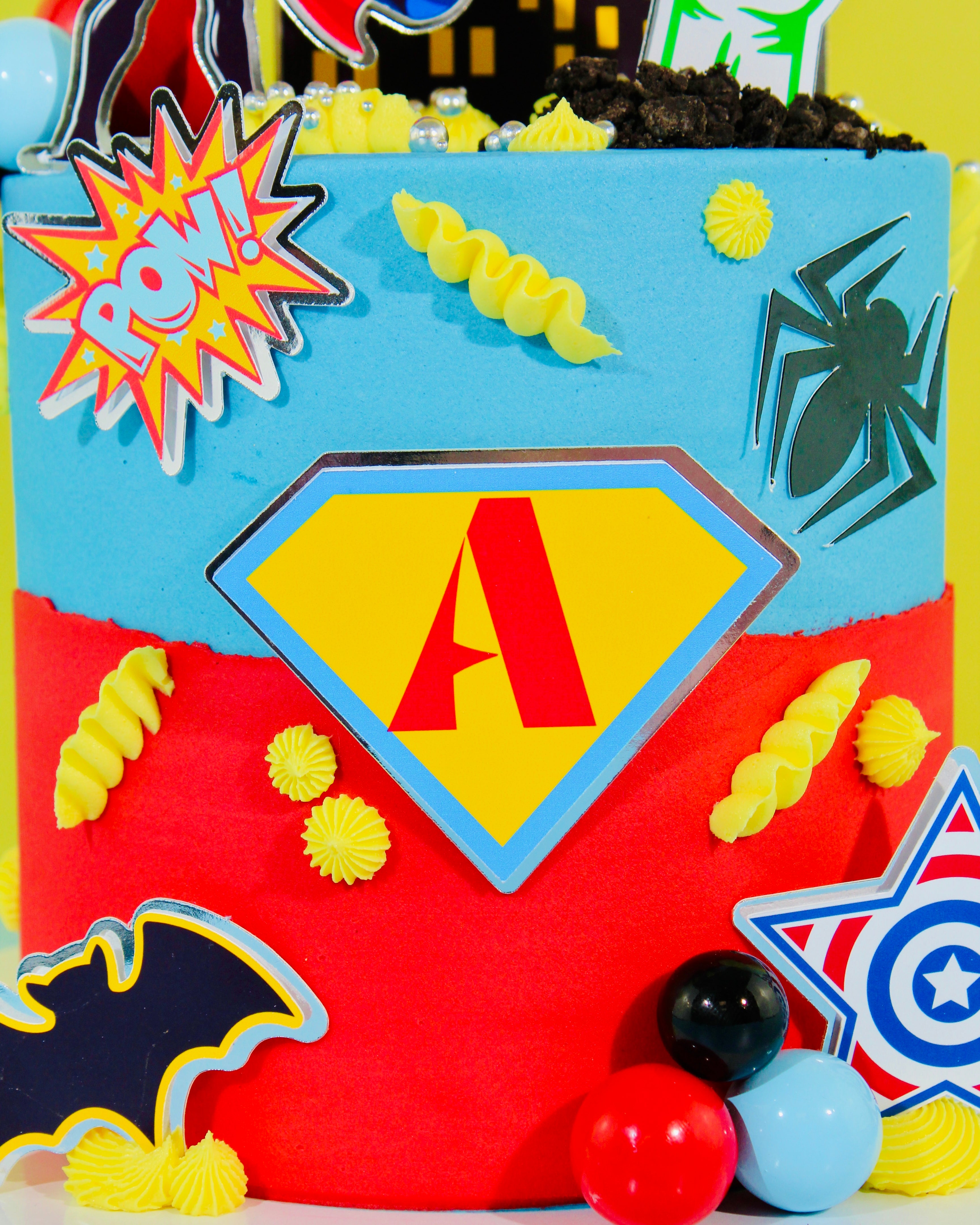 Superhero Cake