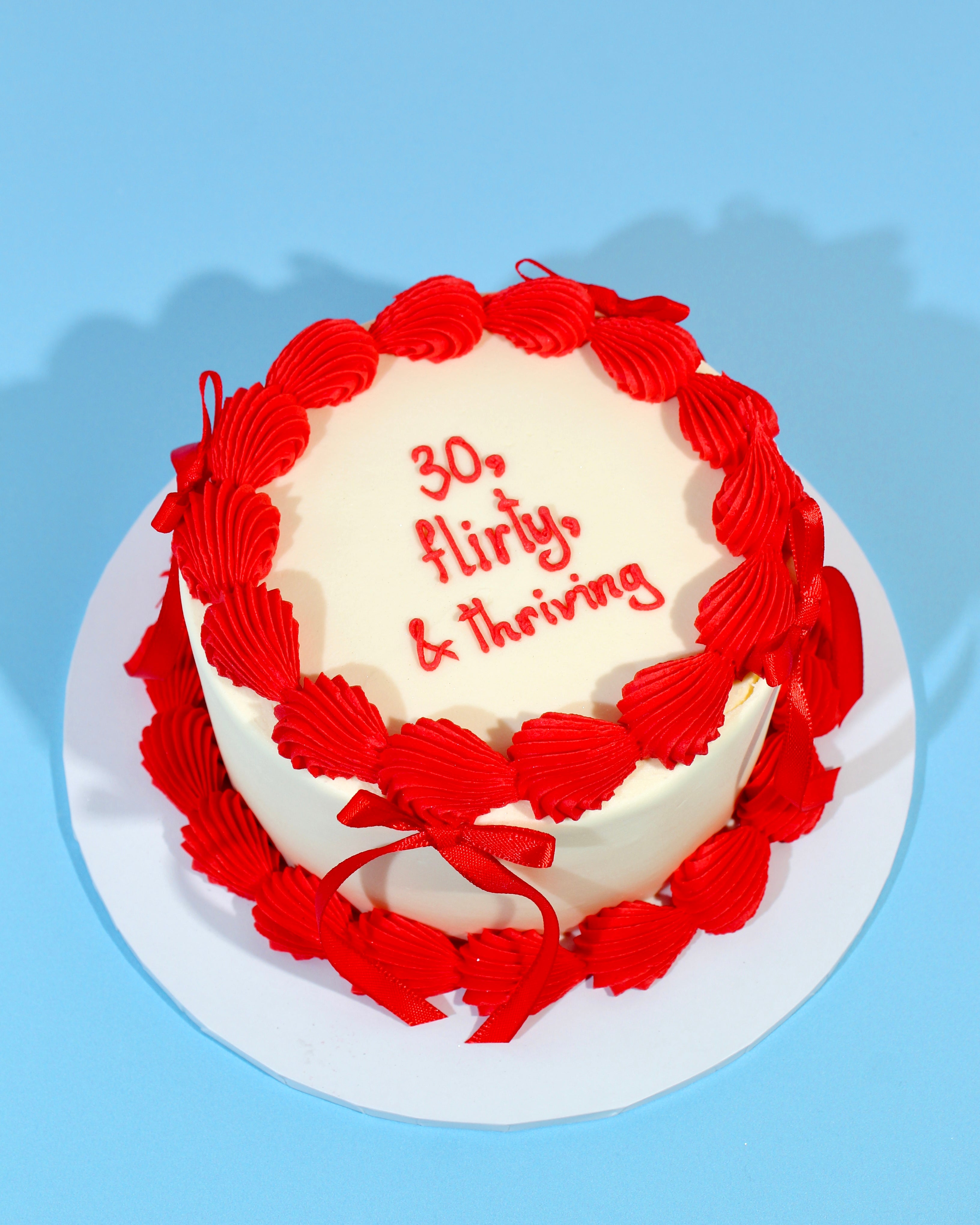 Mini Message Bow Cake