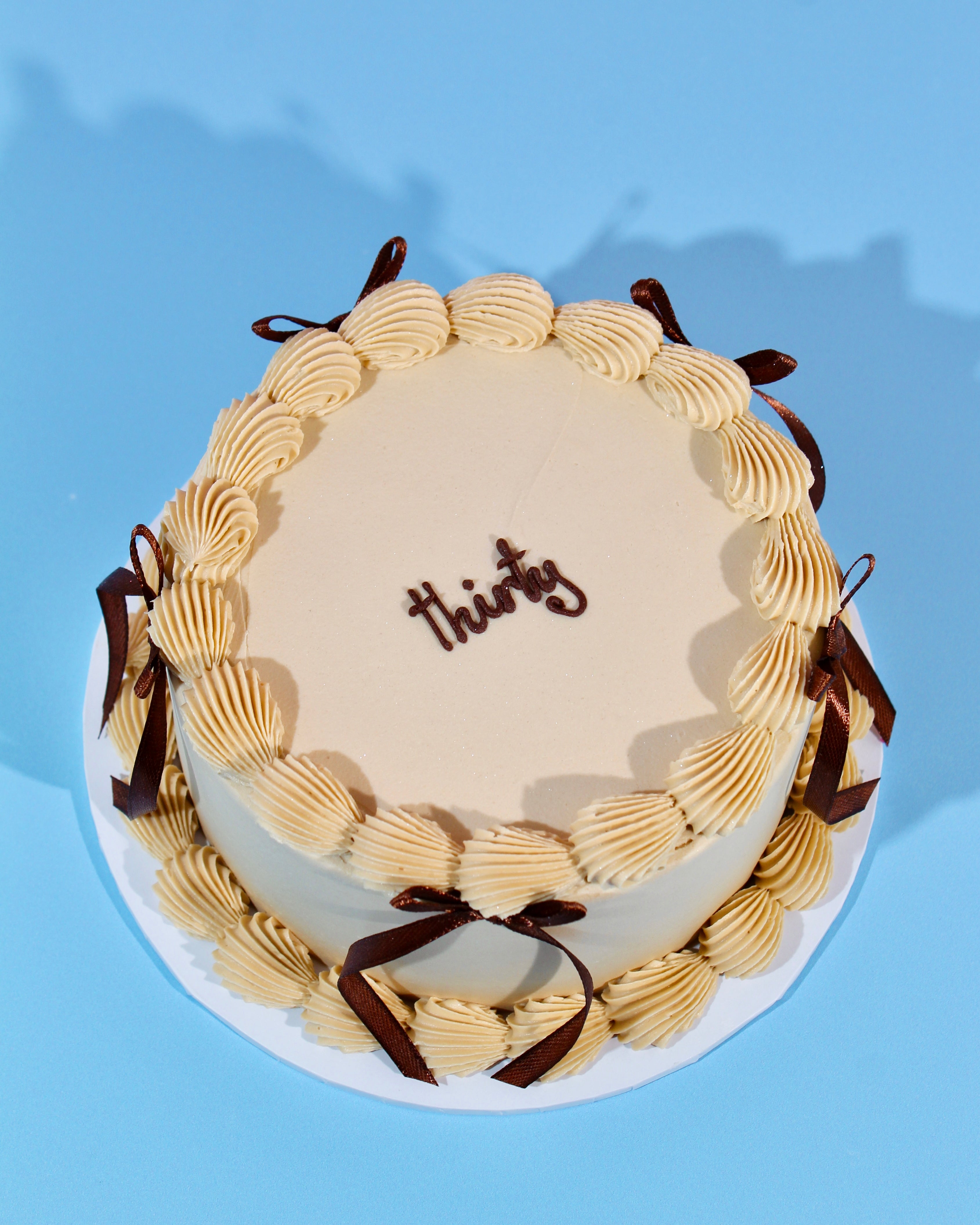 Mini Message Bow Cake