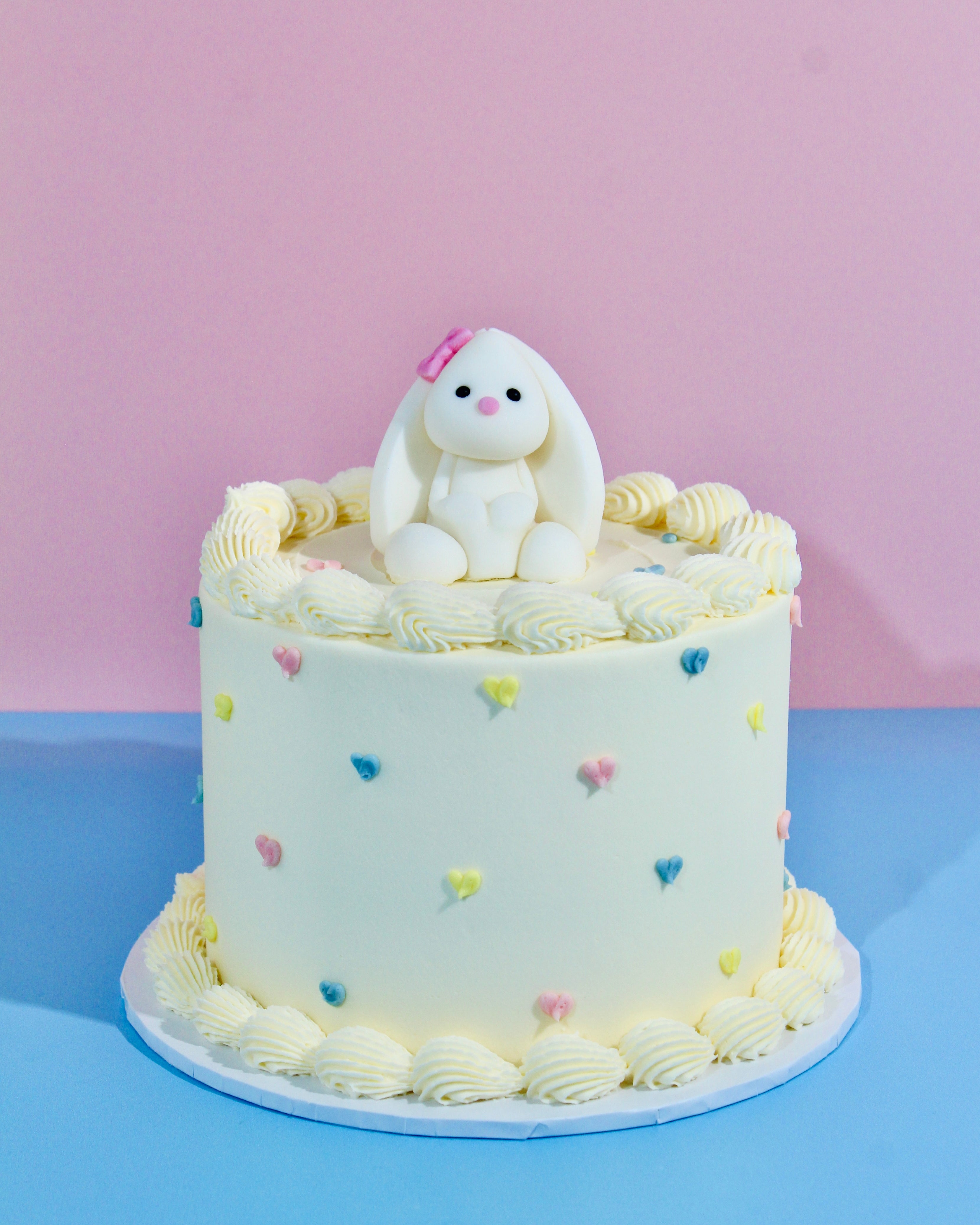 Bunny Cake Of Hearts