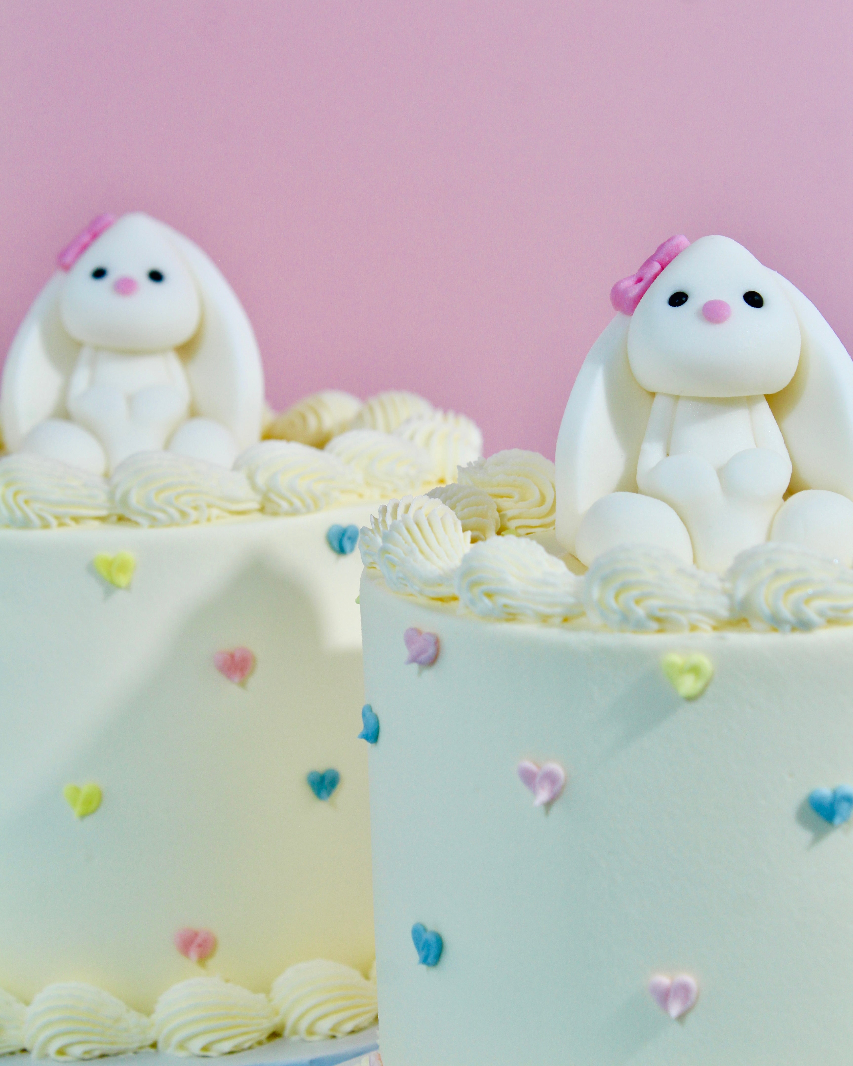 Bunny Cake Of Hearts