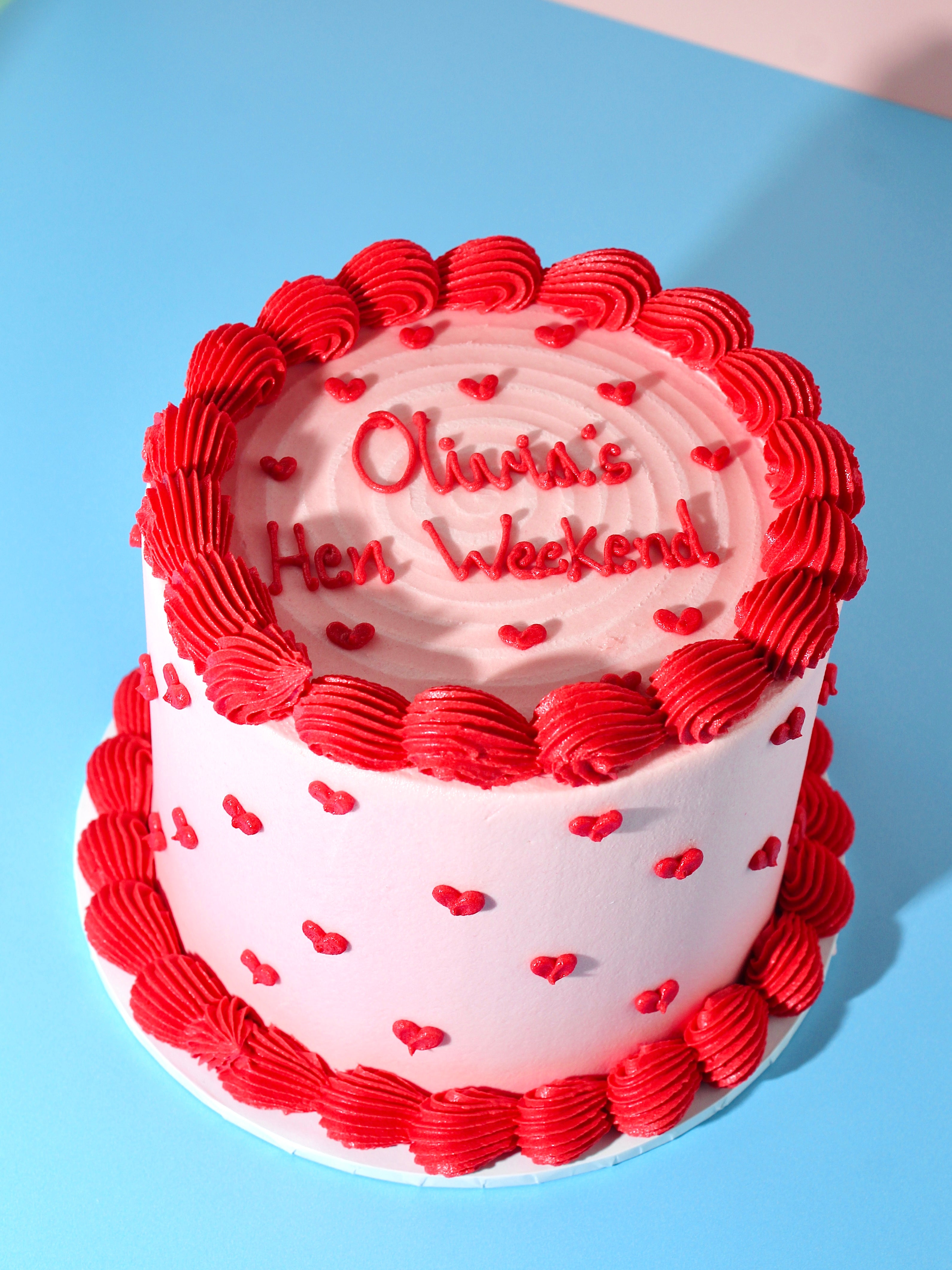 Design Your Own Gluten Free Cake Of Hearts