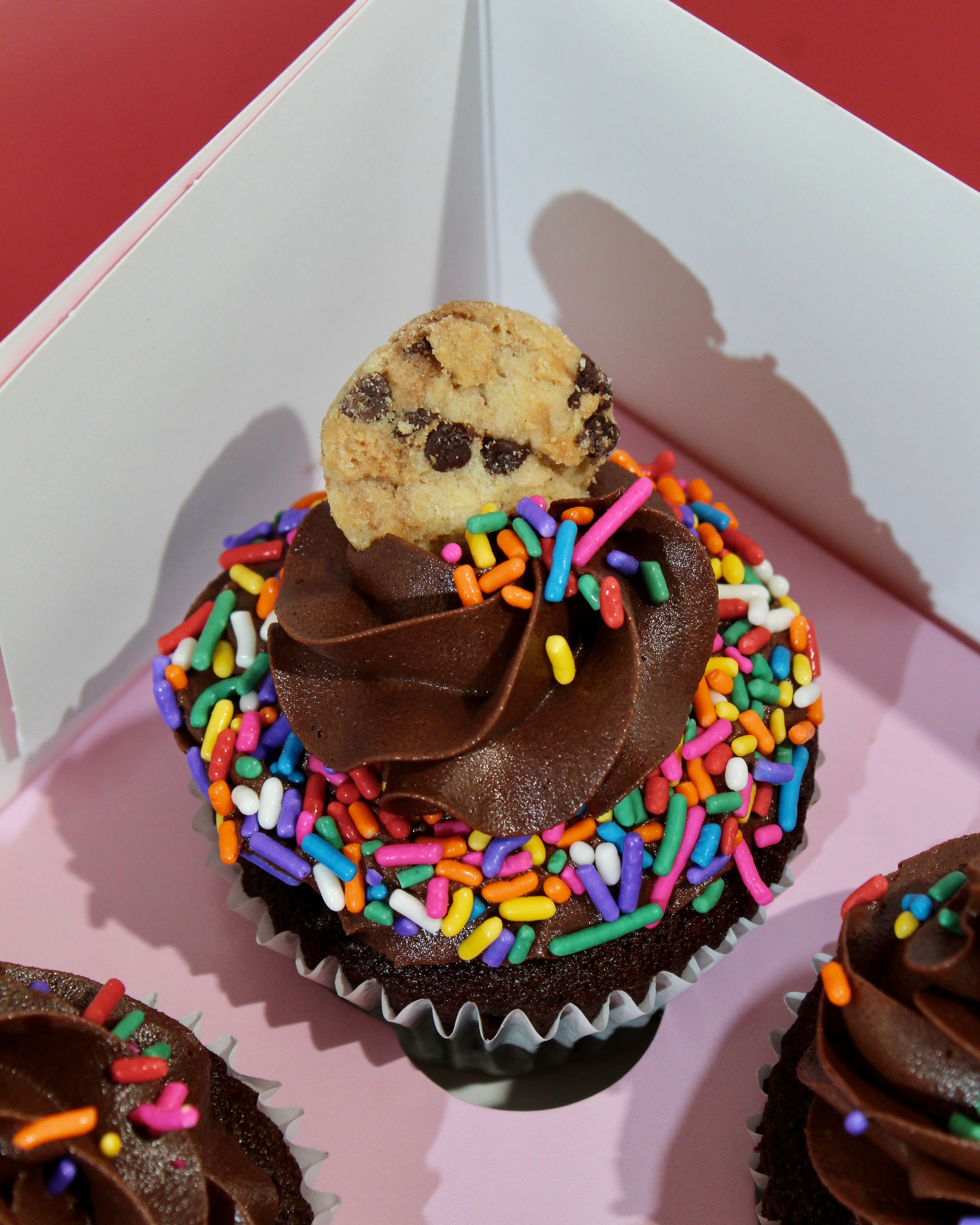 Chocolate Sprinkle Cupcakes