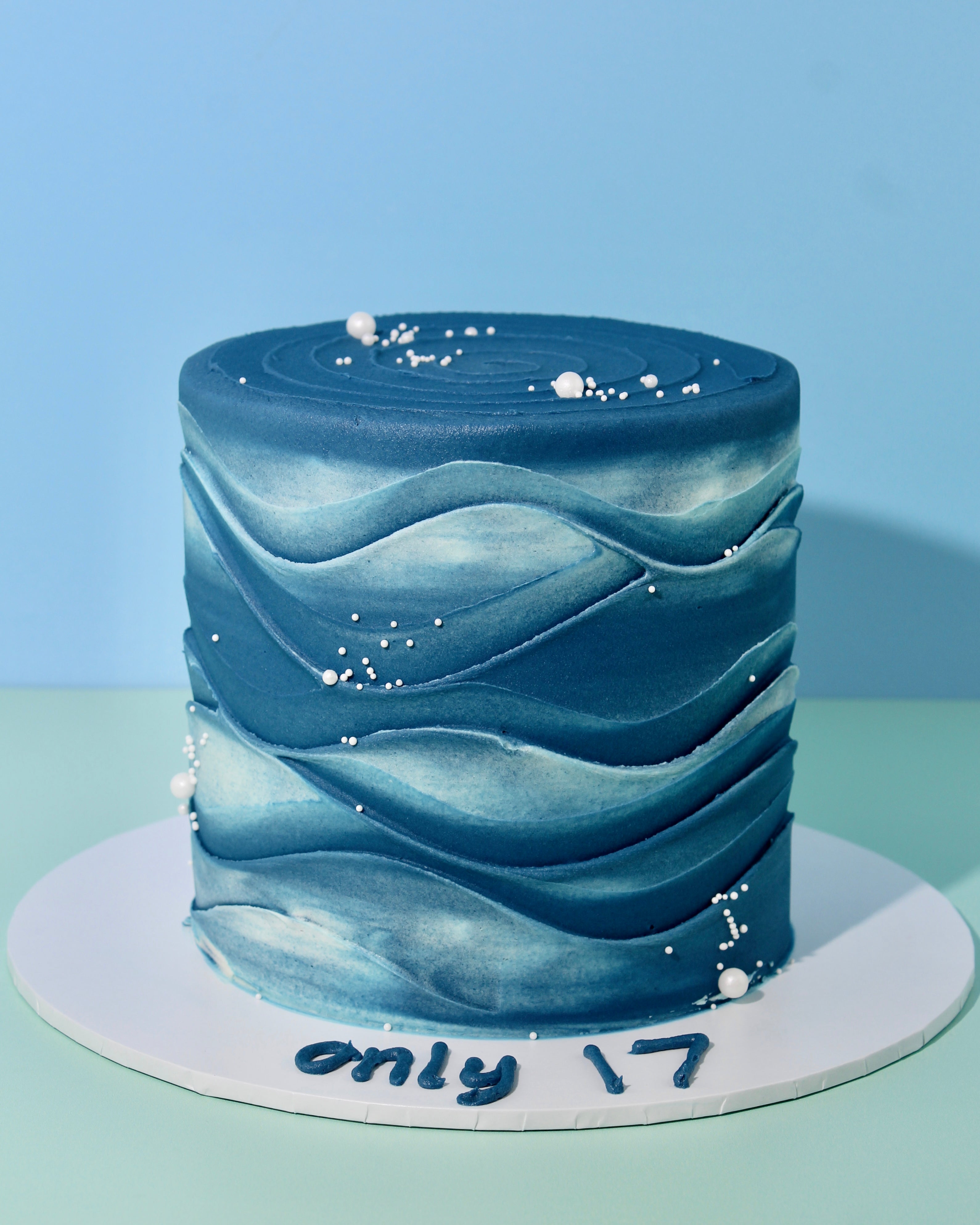 Vegan Wave Effect Cake