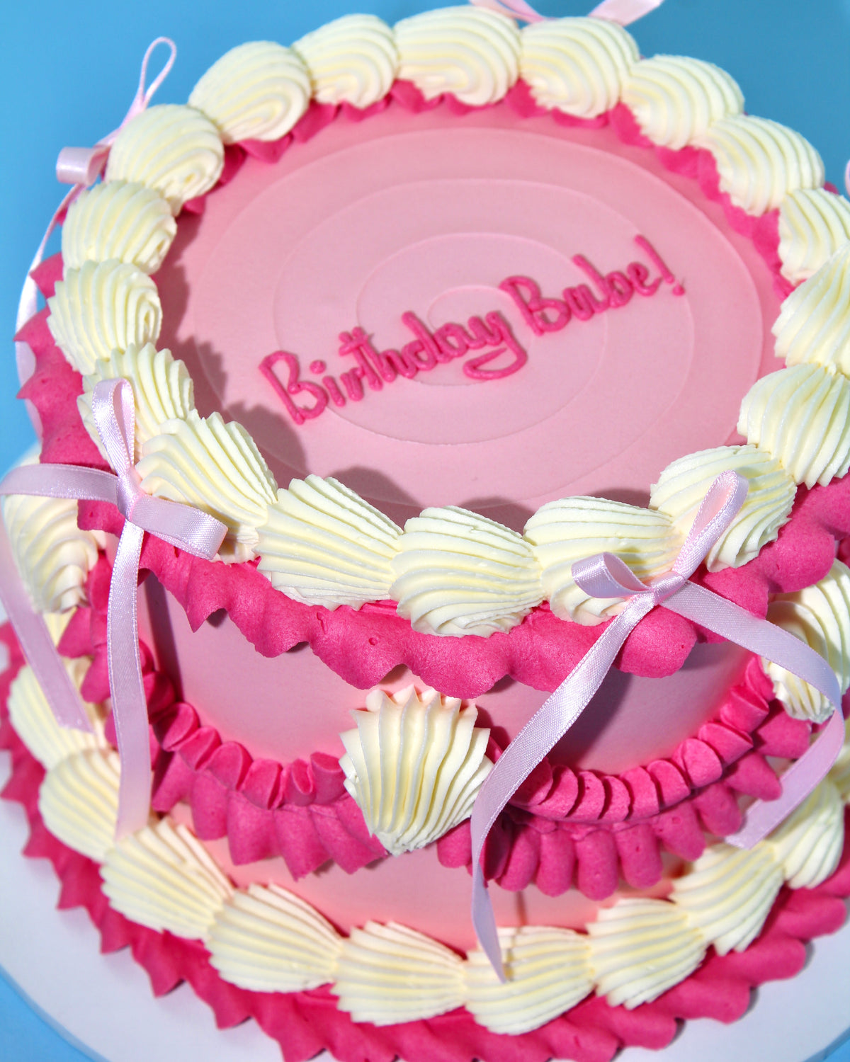 Dairy Free Vintage Pinks Cake | Order Yours Today | Amy's Bakehouse ...
