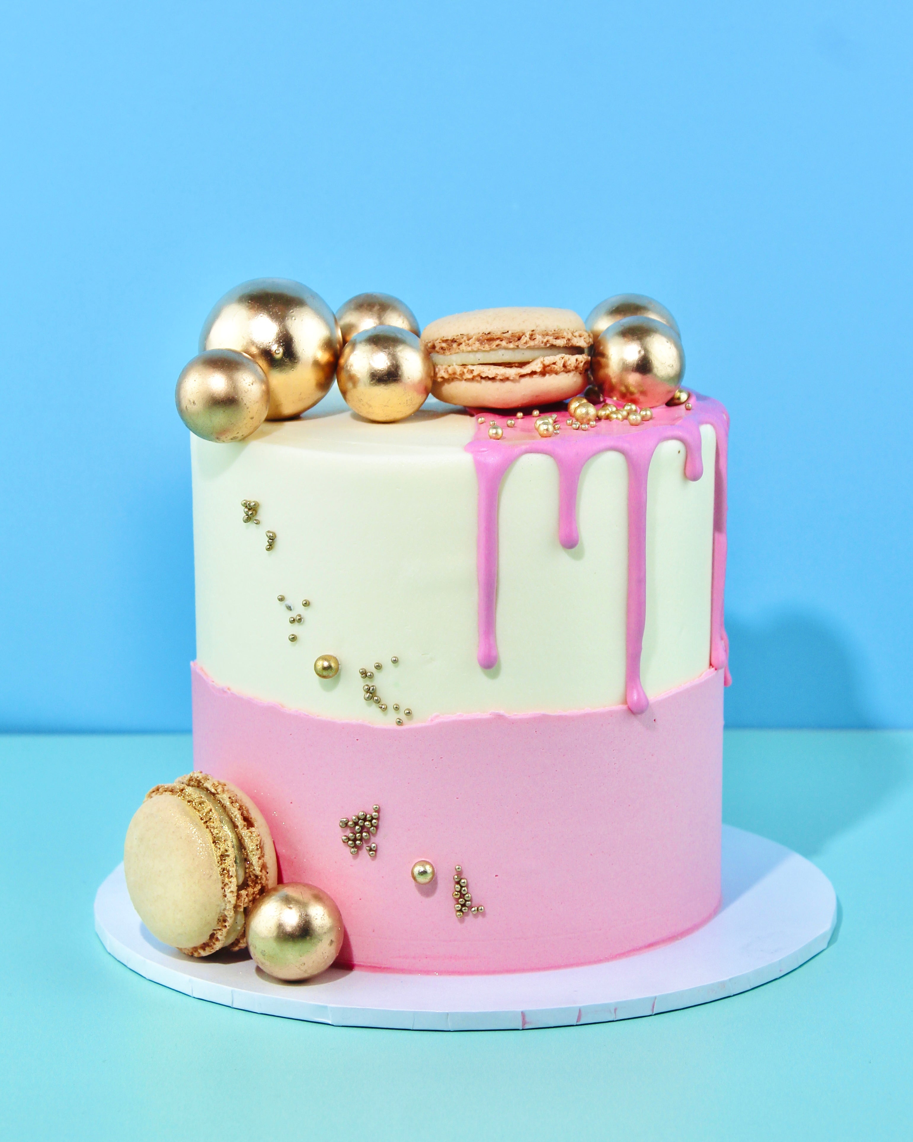 Half Drip Cake