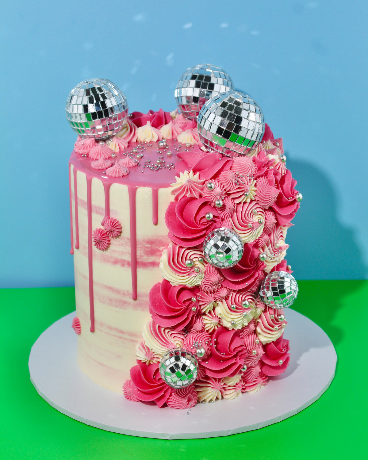 Eggless Disco Ball Cake | Order Yours Now | Amy's Bakehouse | Amys ...