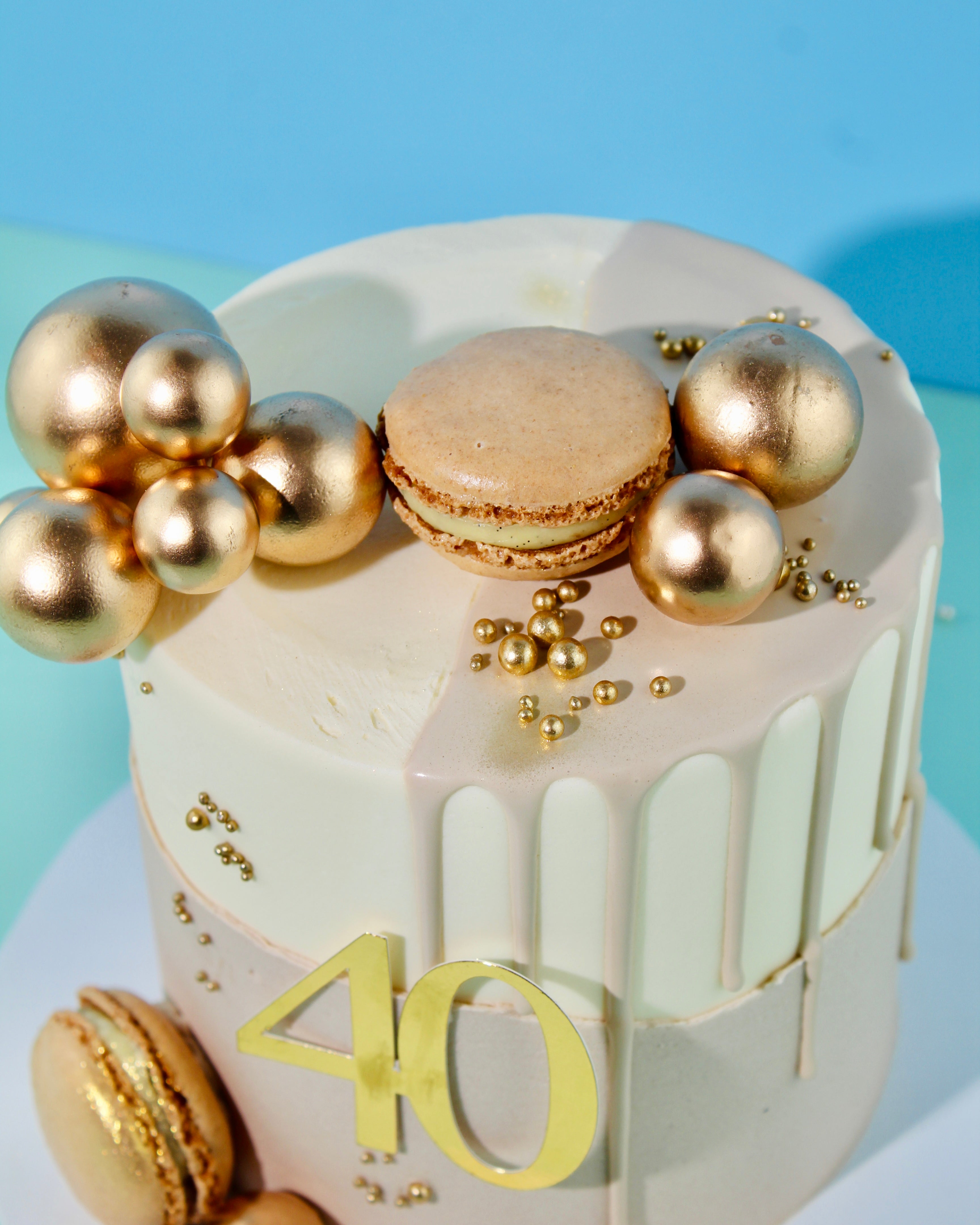 Half Drip Cake