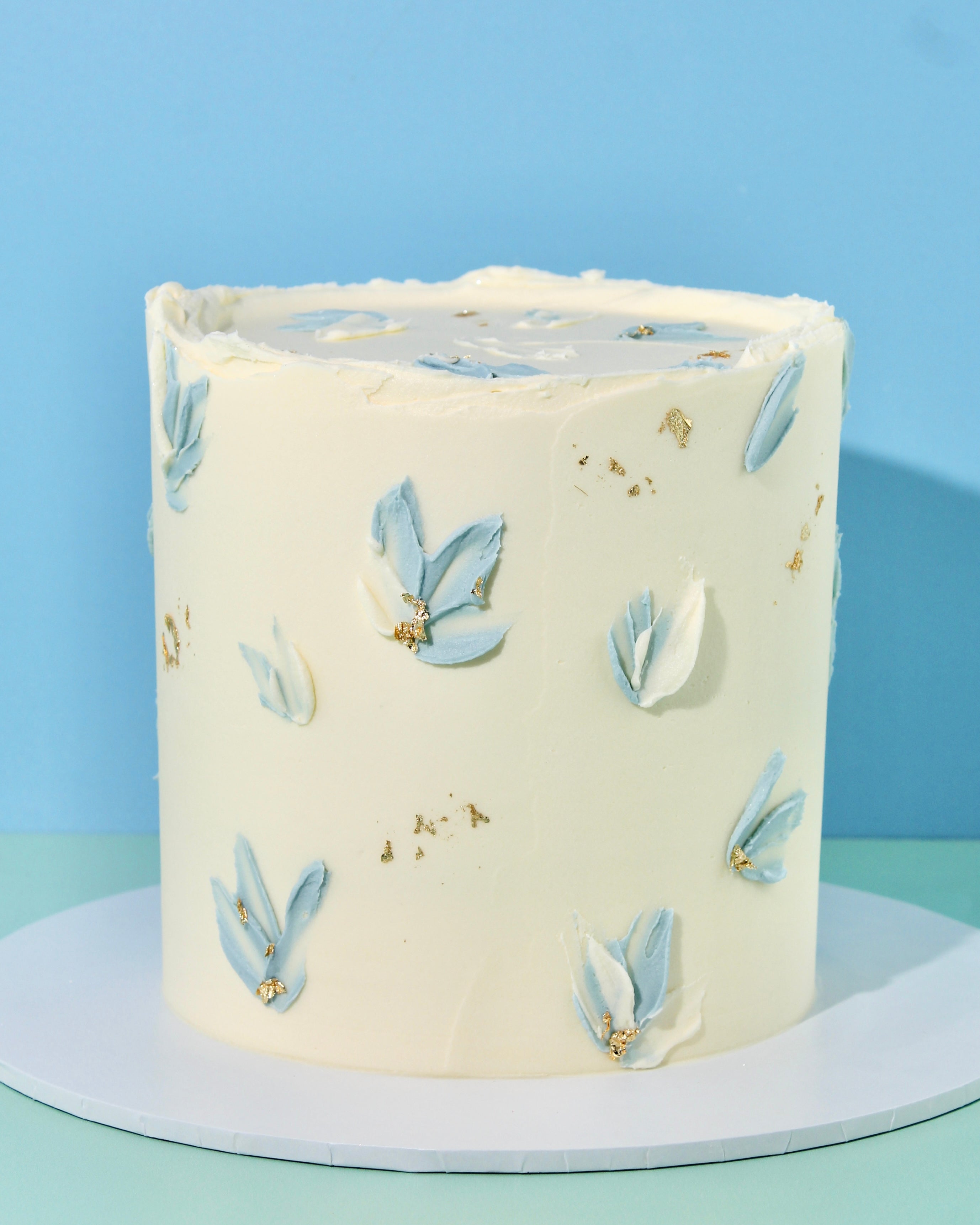 Textured Floral Cake