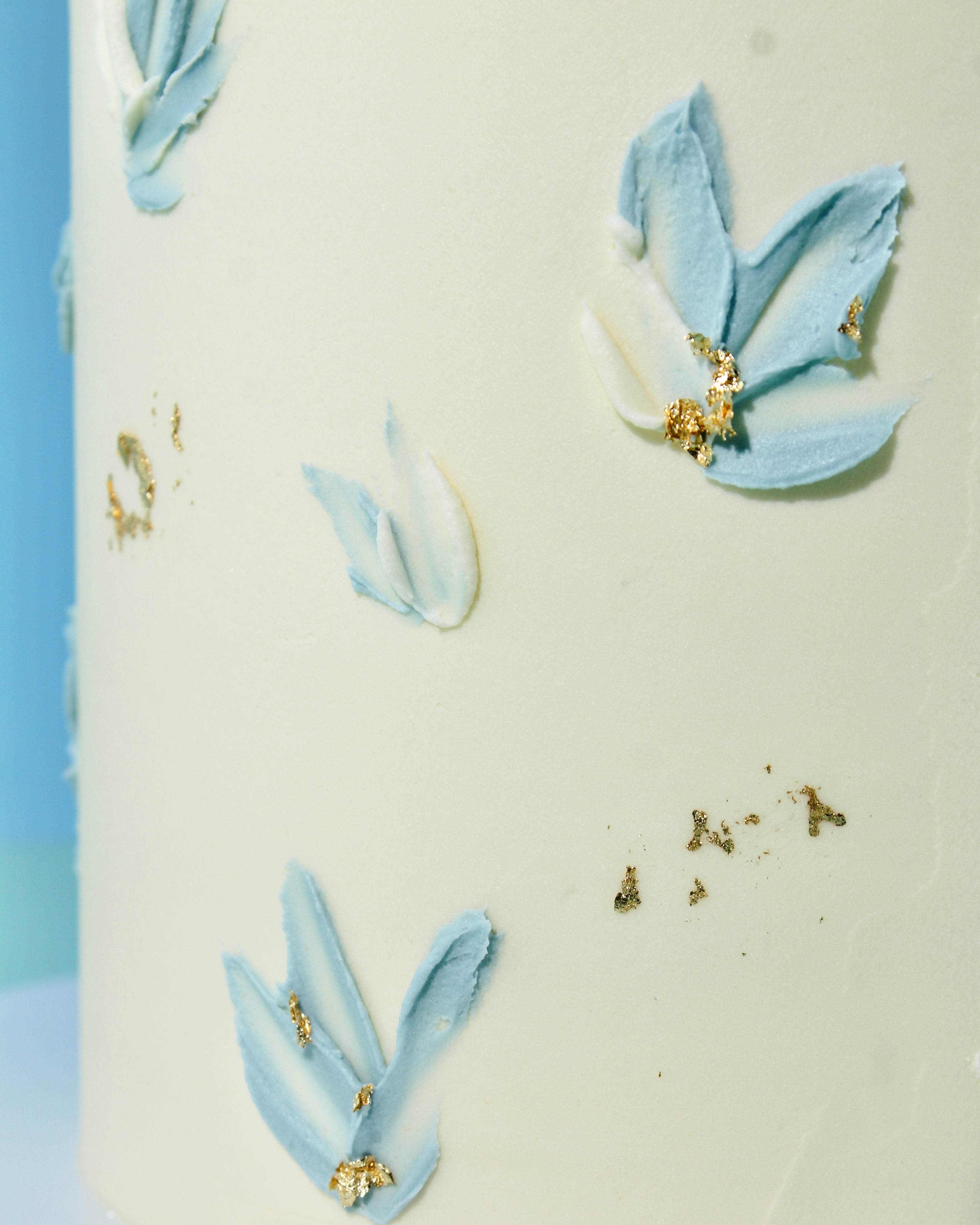 Textured Floral Cake