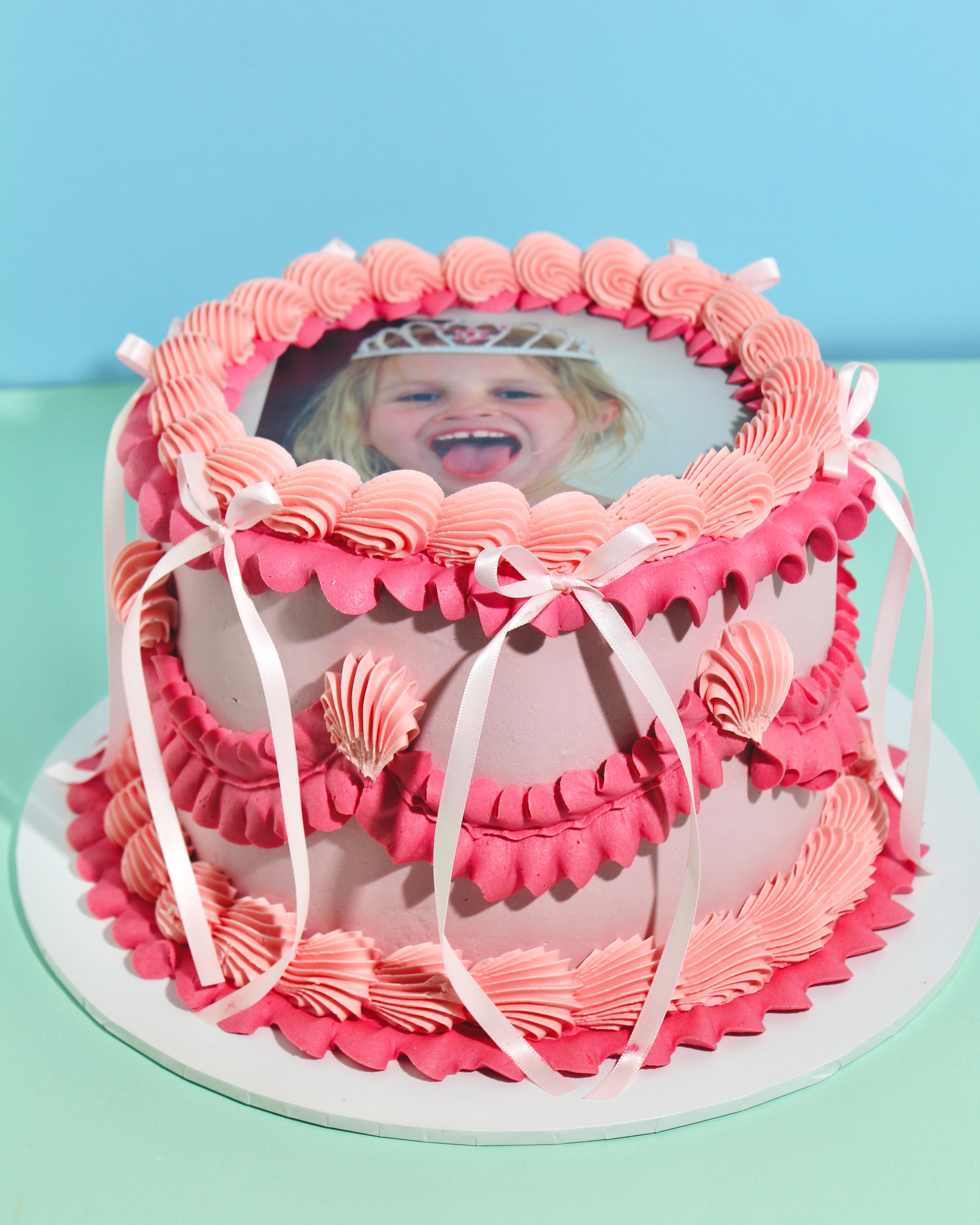 Vintage Photo Cake