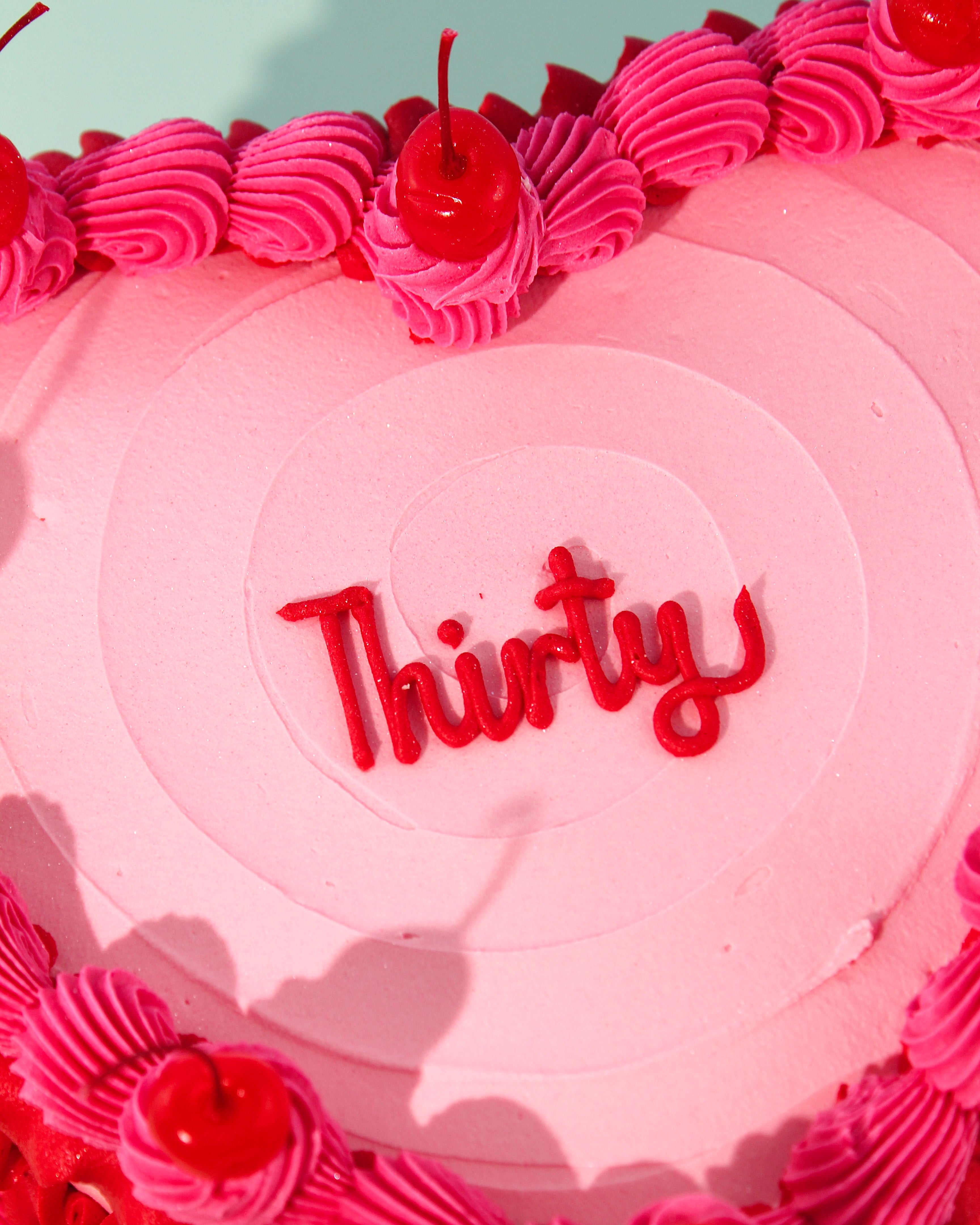 Design Your Own Vintage Heart Cake