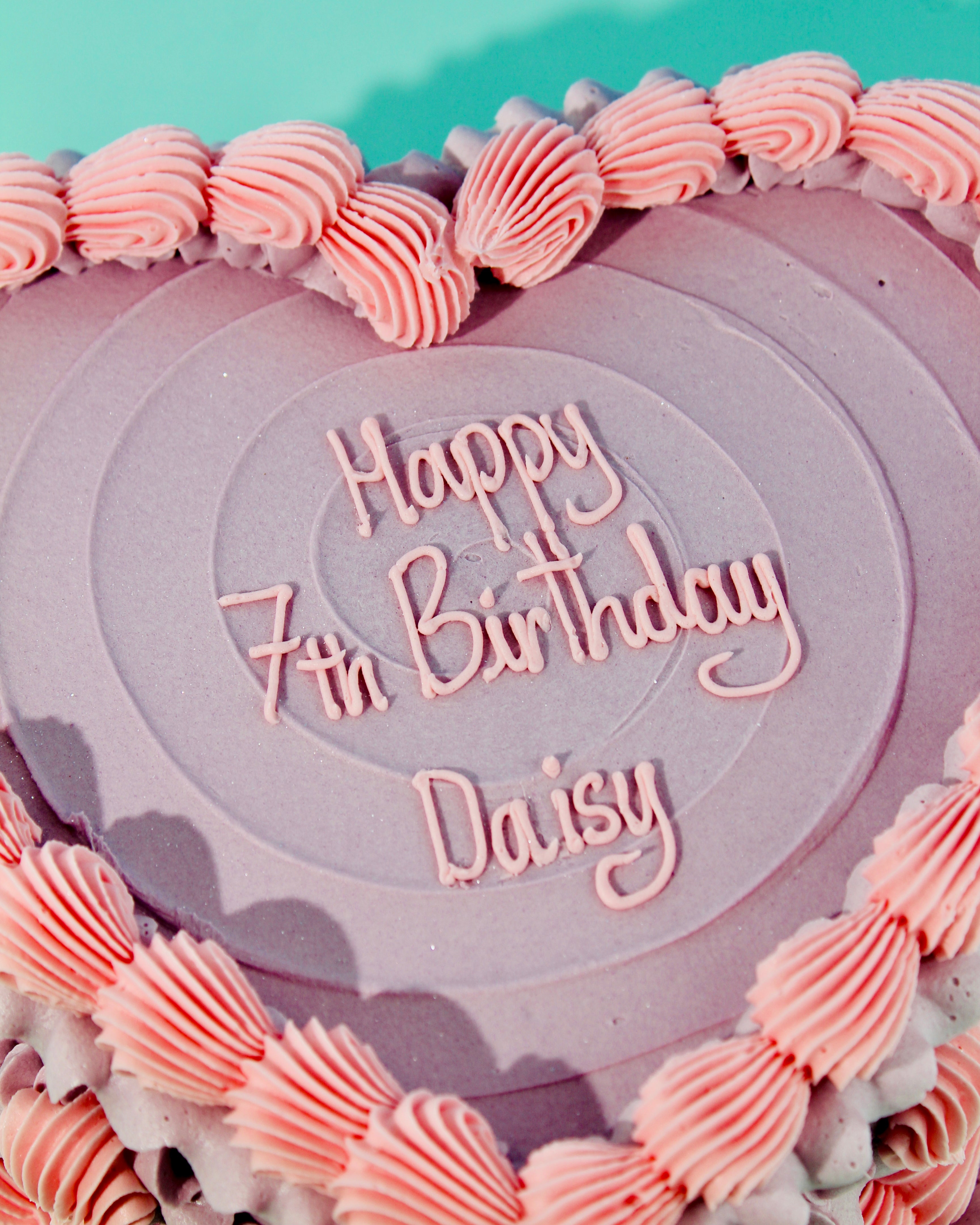 Design Your Own Vintage Heart Cake