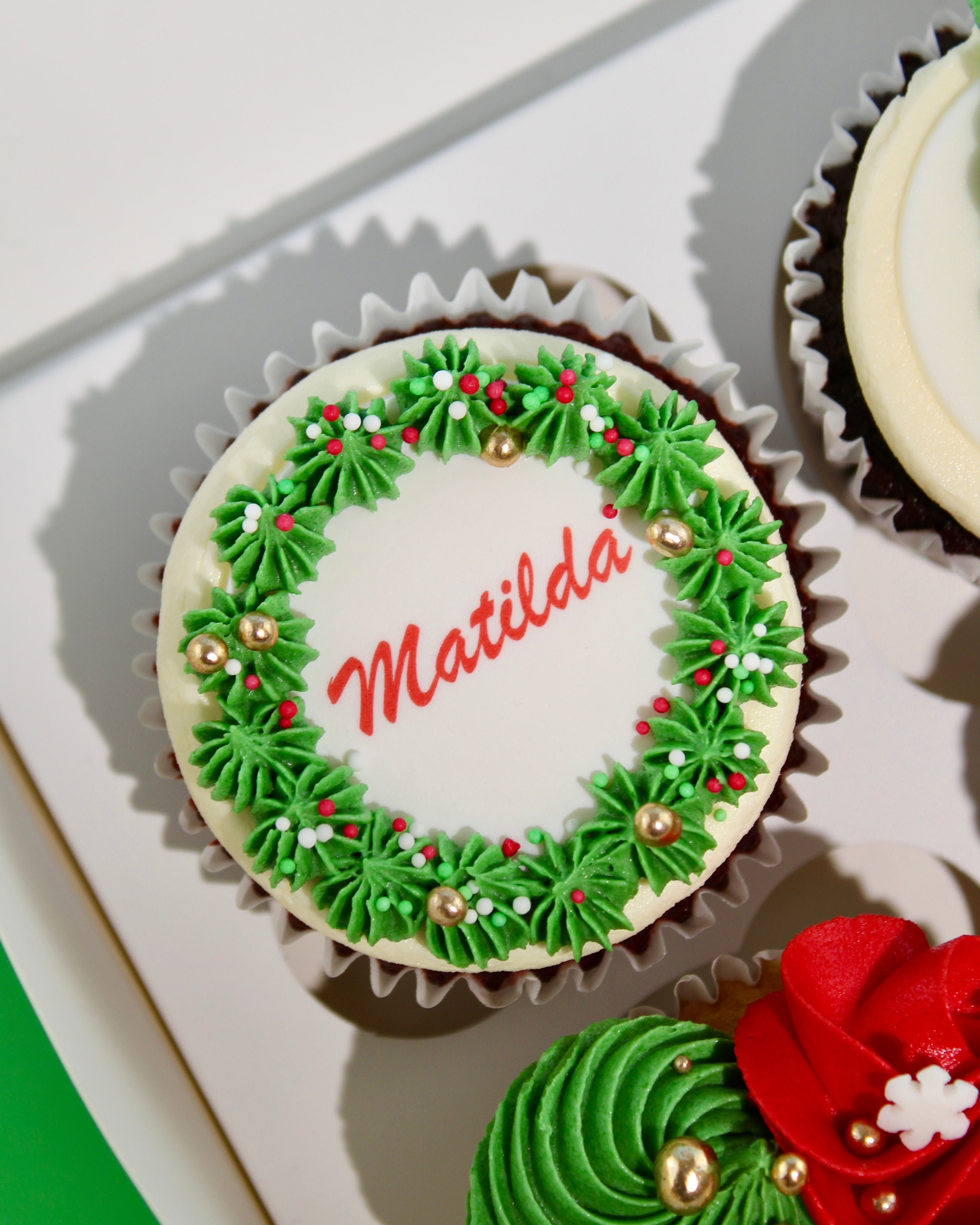 The Festive Custom Cupcake Box