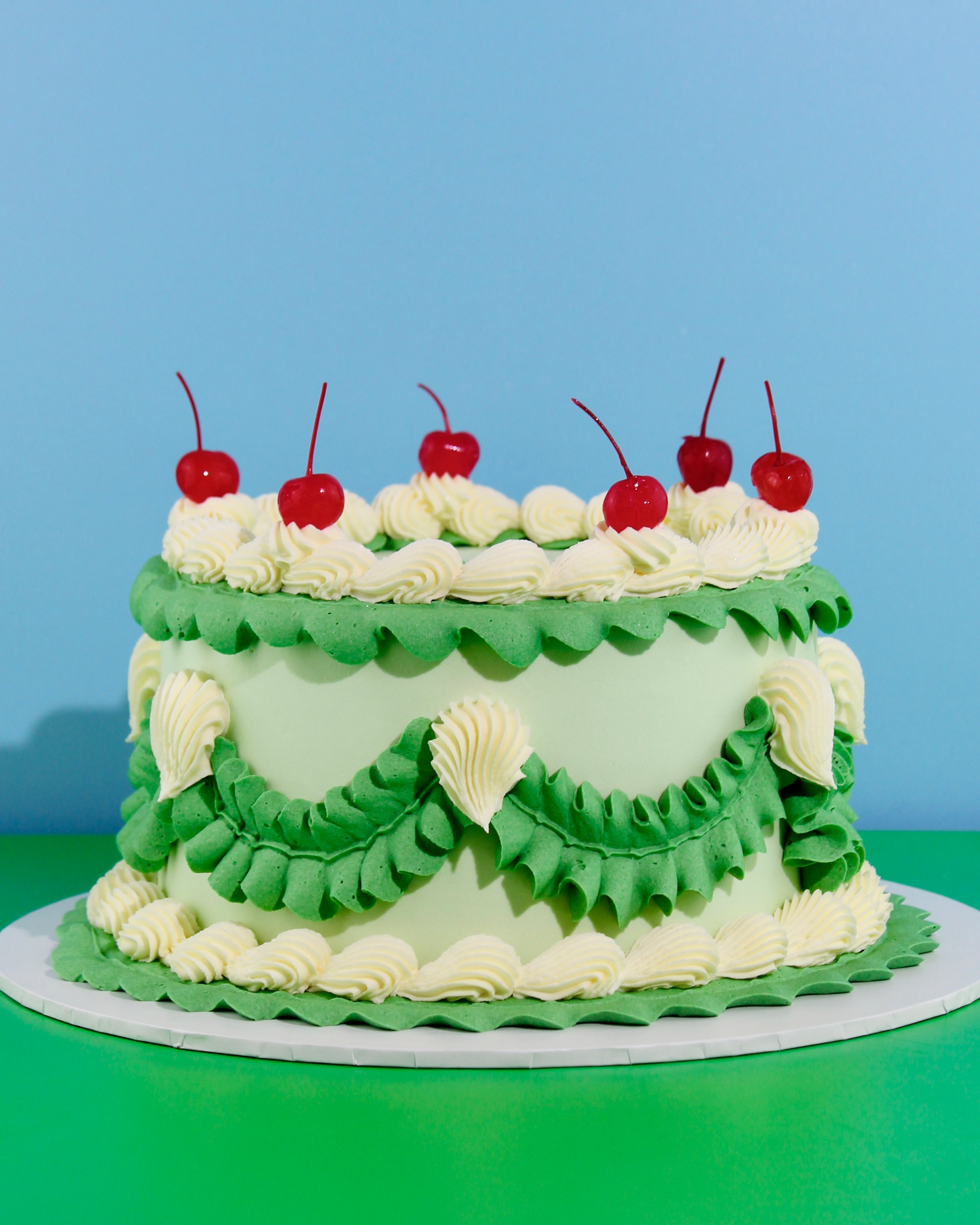 Vintage Greens Cake