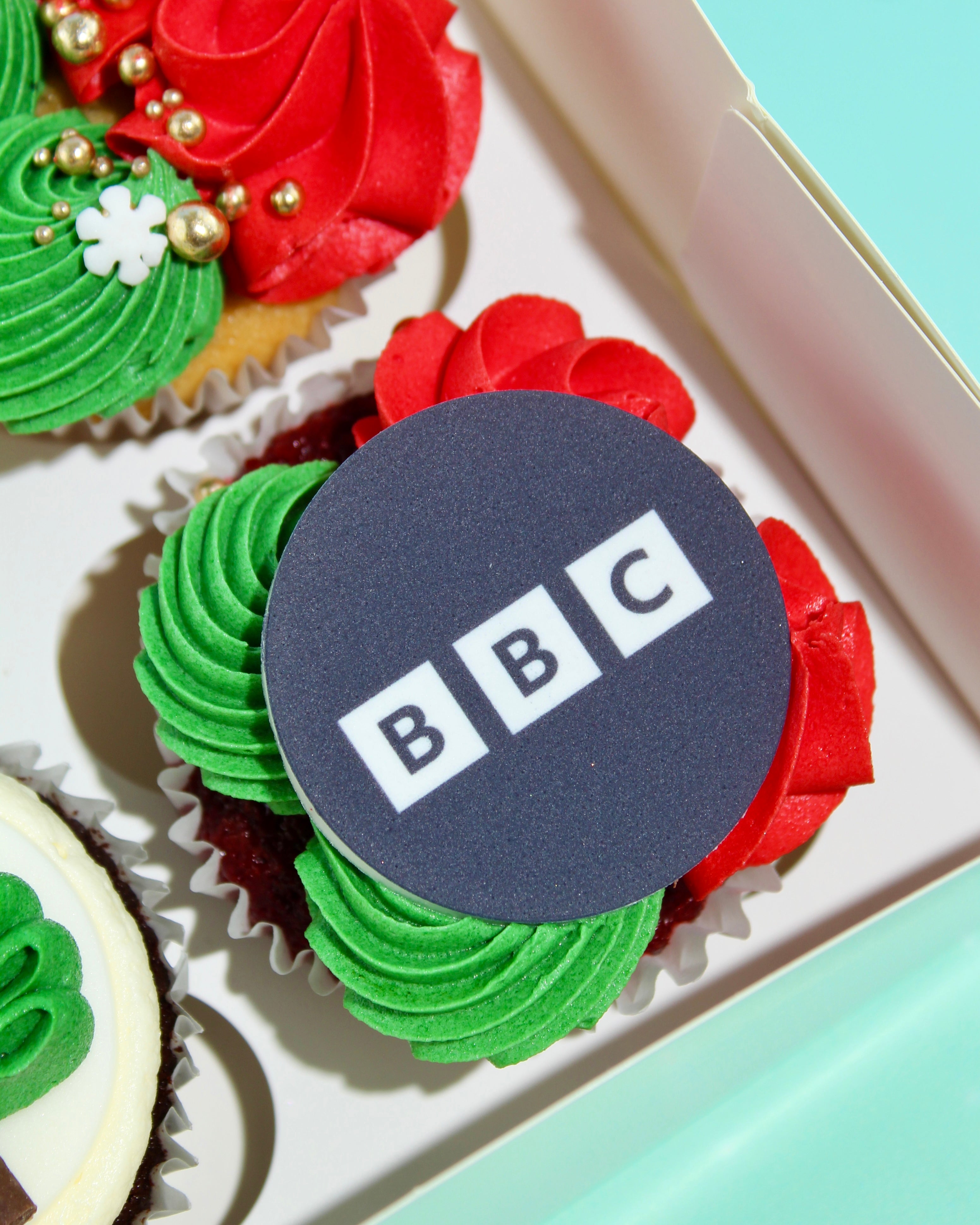 The Festive Custom Cupcake Box