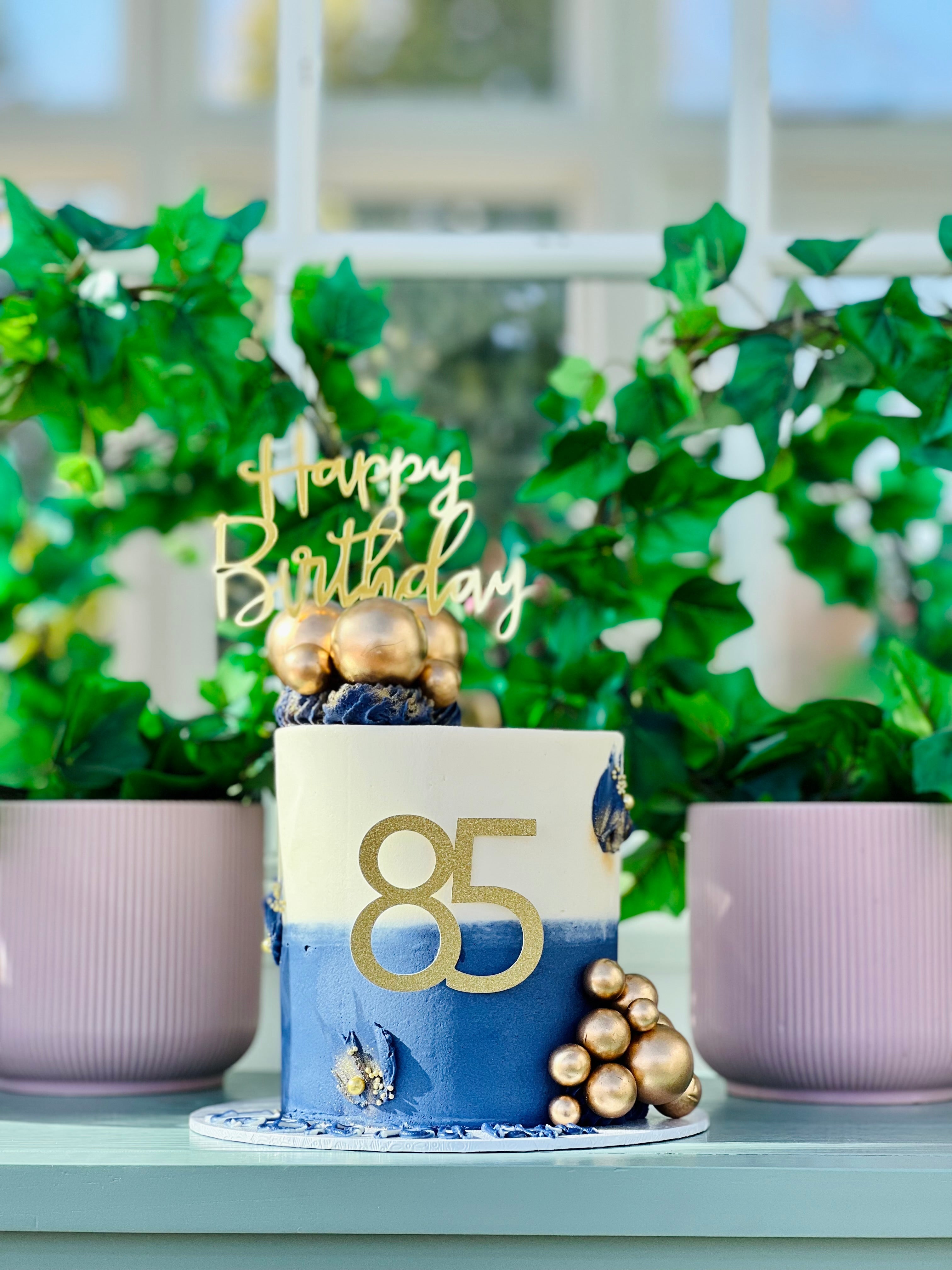 Vegan Golden Ball Cake